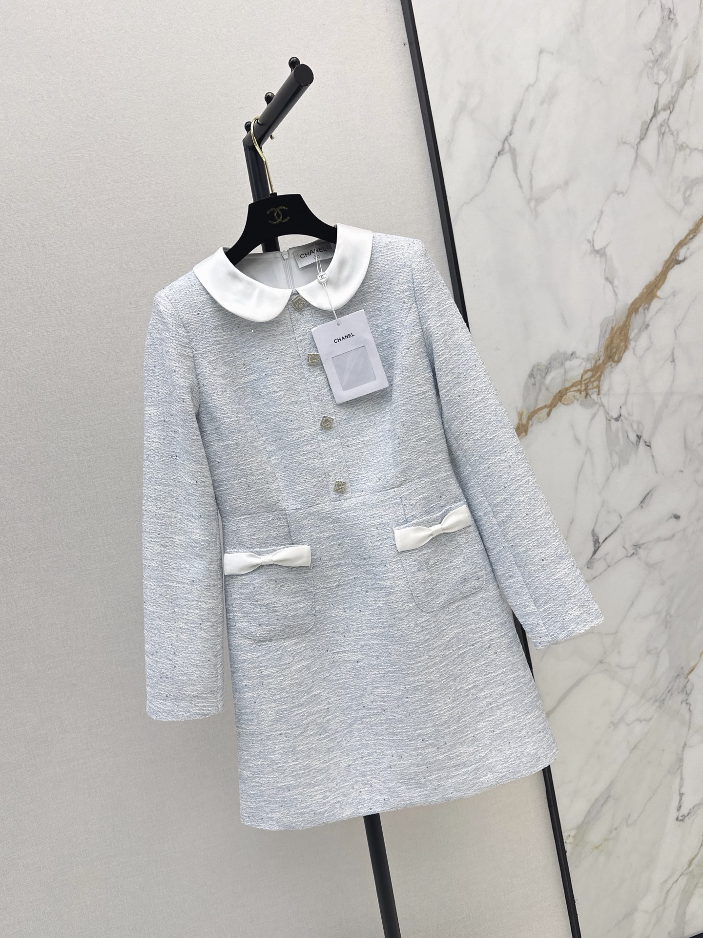 Chan 26fw tweed dress