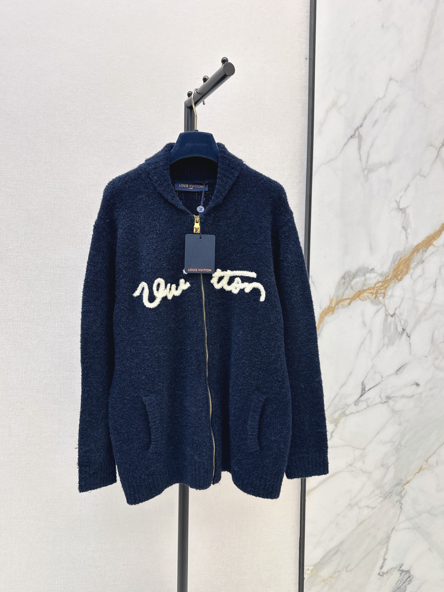 Loui 26fw zipper cardigan