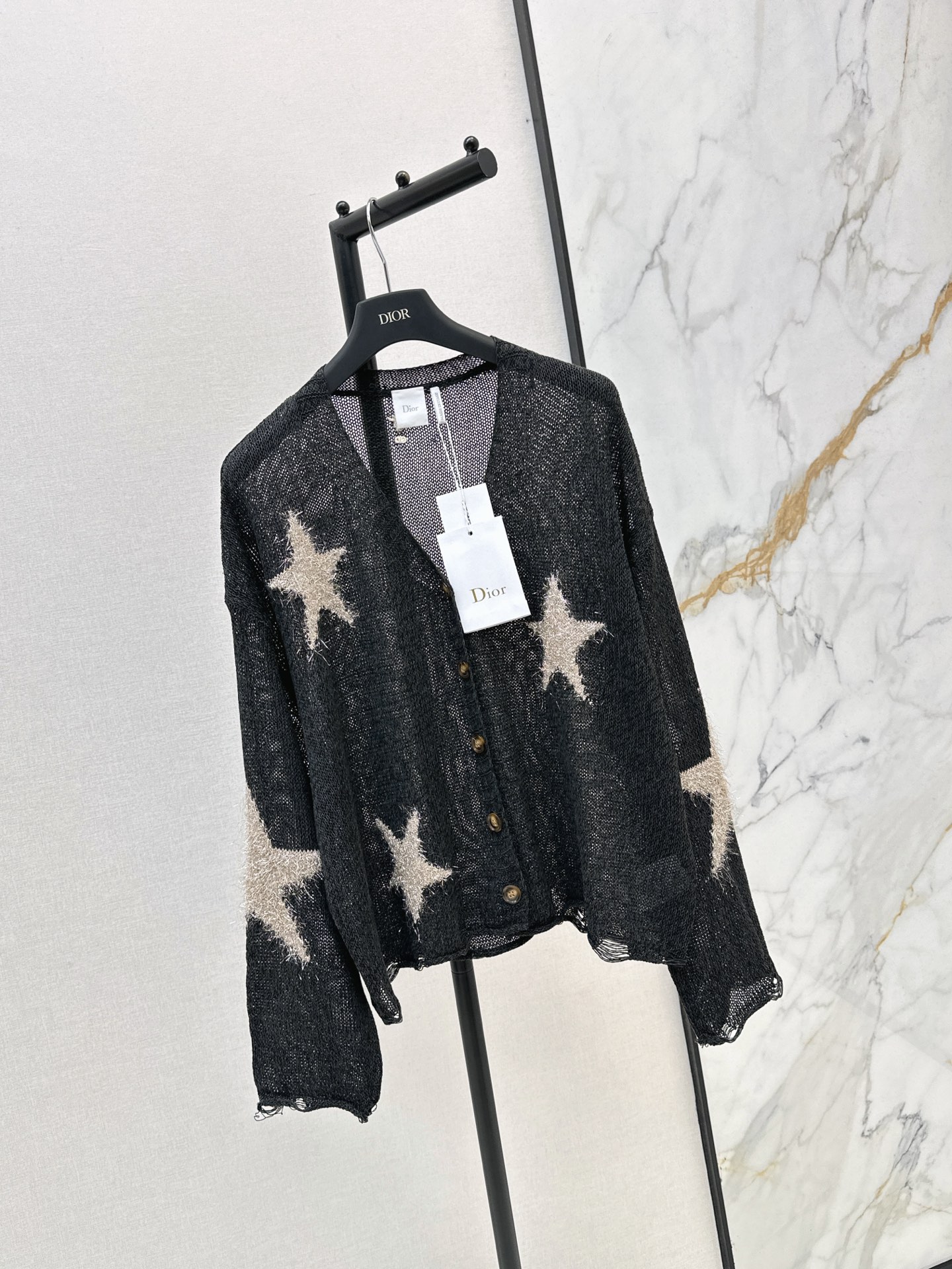 CD 26fw jacquard knit cardigan