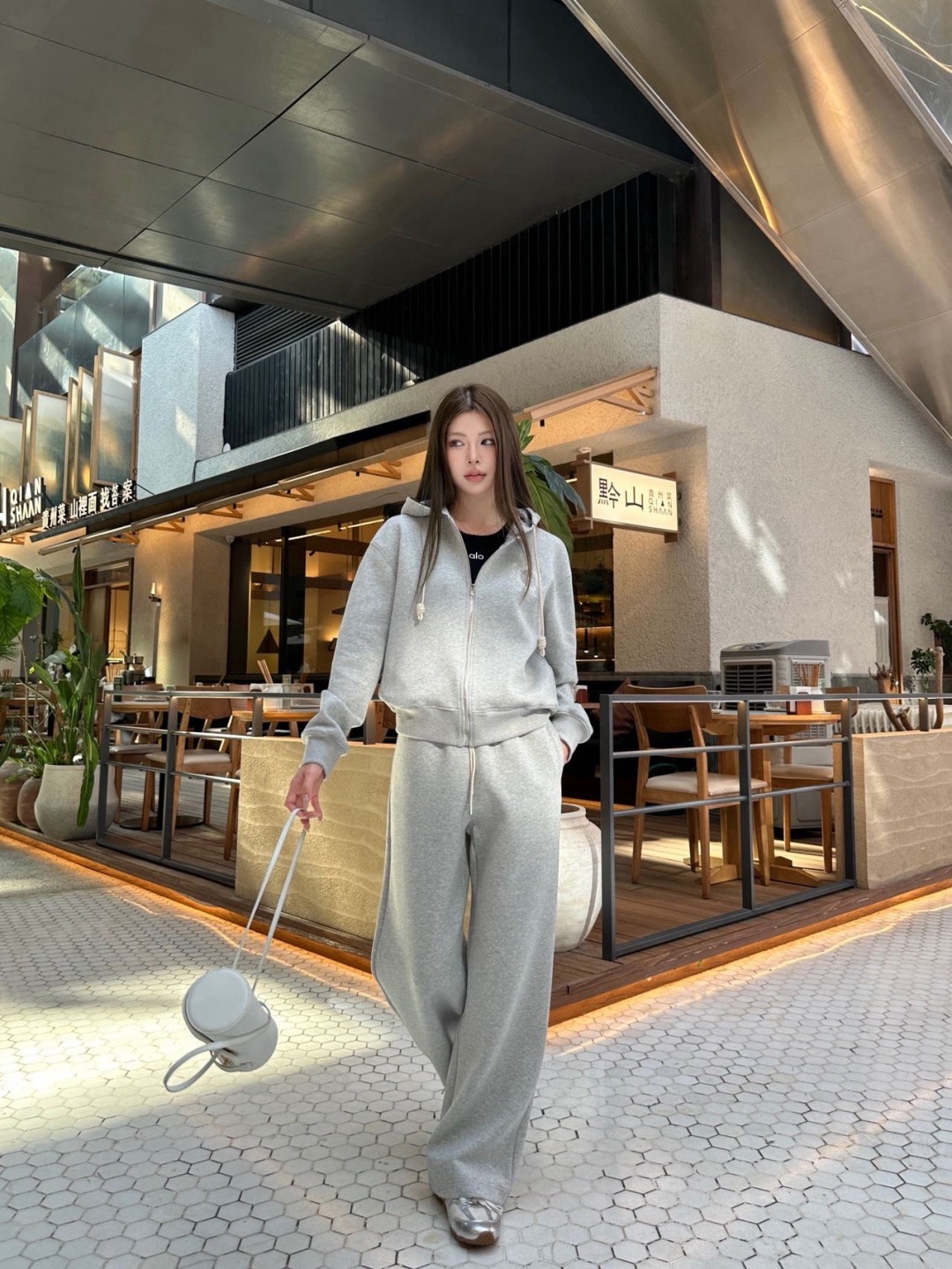 CD 26fw embroidery casual jacket pants sets