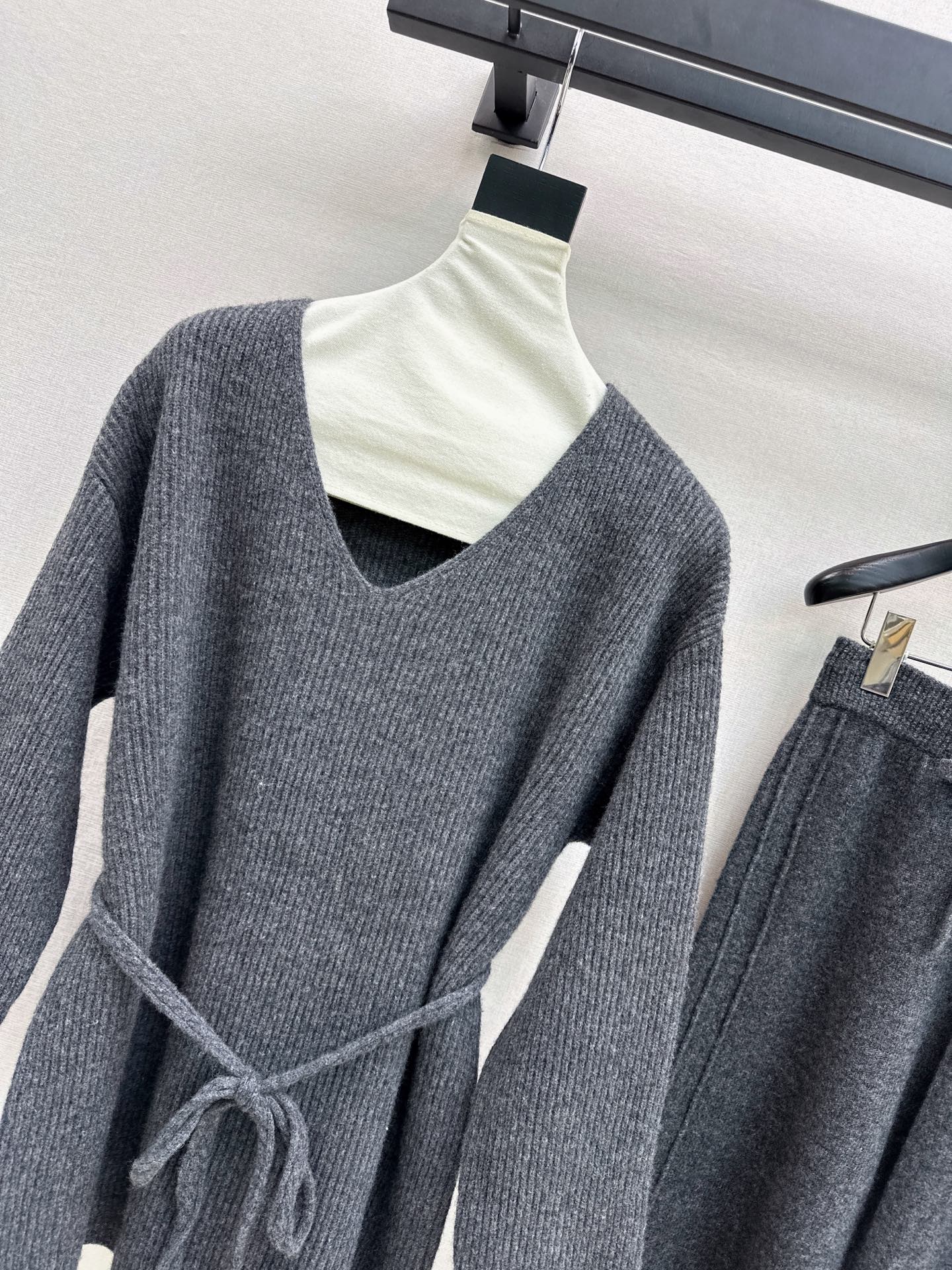 Brun 26fw wool sweater pants sets