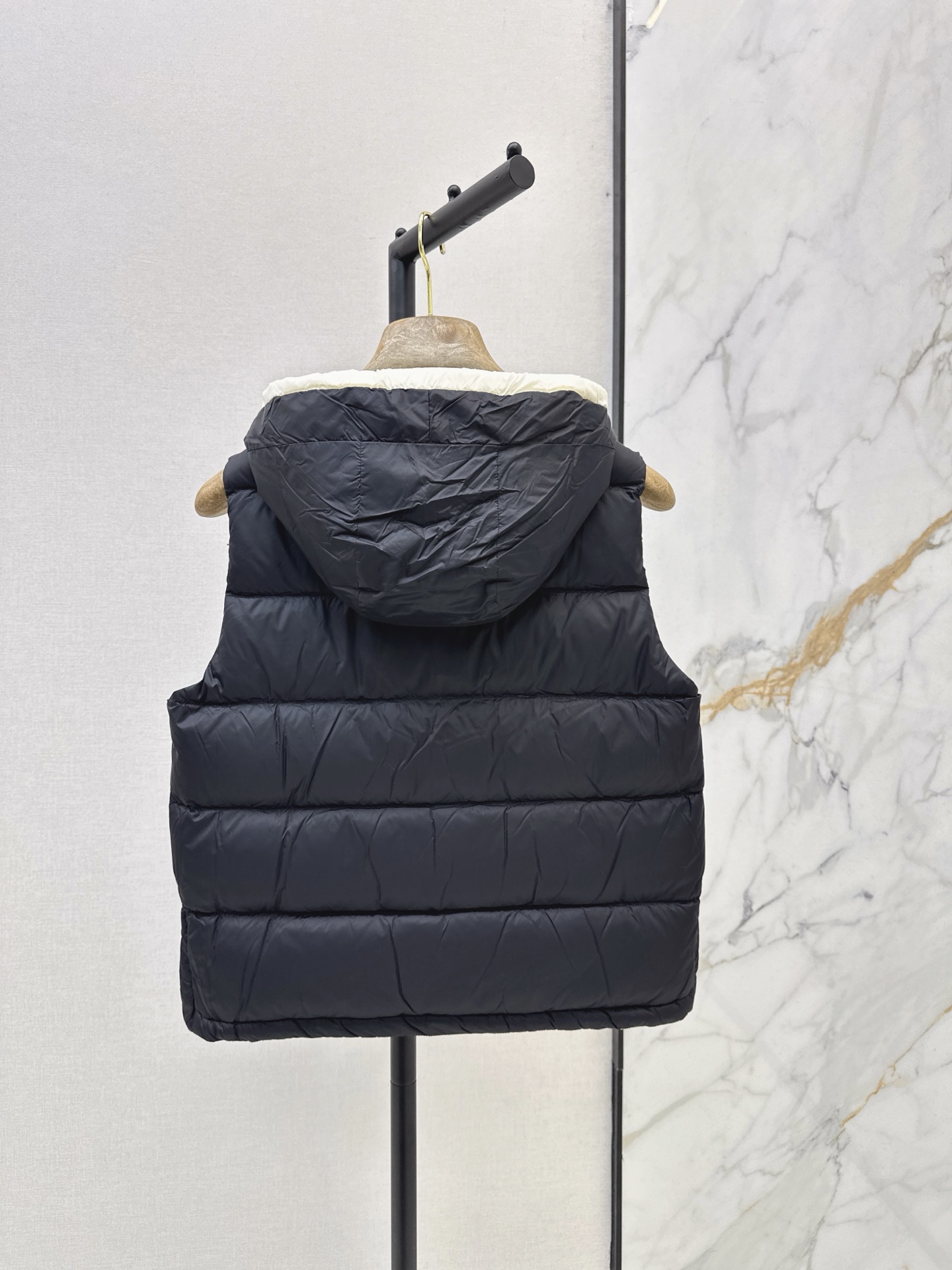 Brun 26fw hooded down vest