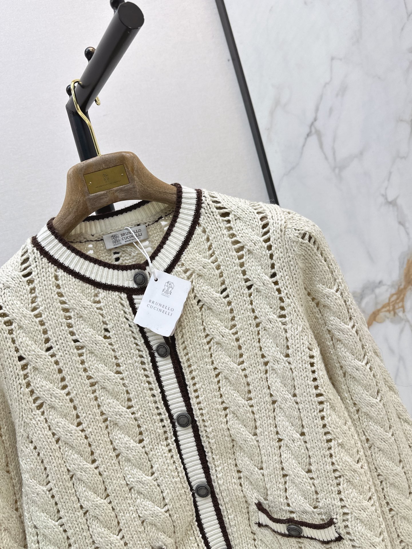Brun 26fw knit cardigan