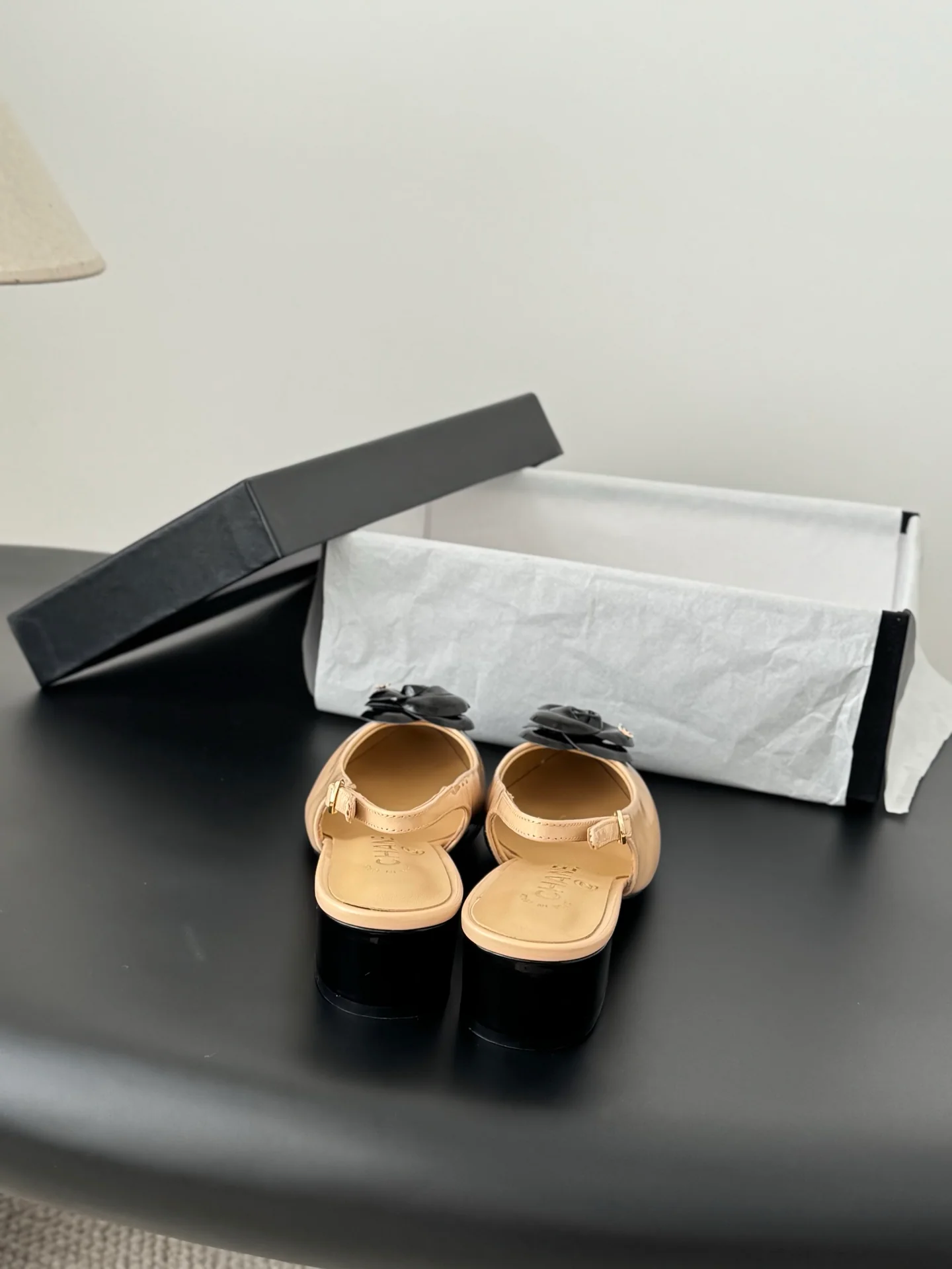 Chan 26ss slingback flats