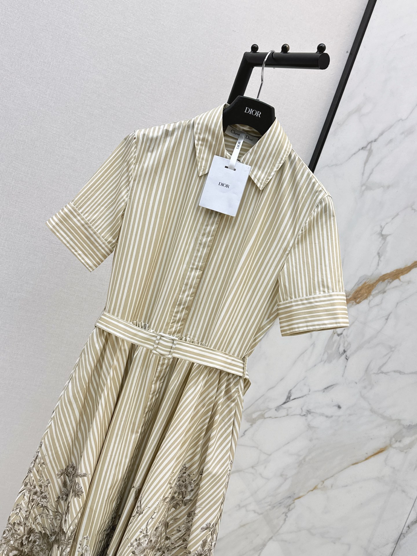 CD 26fw stripe print dress