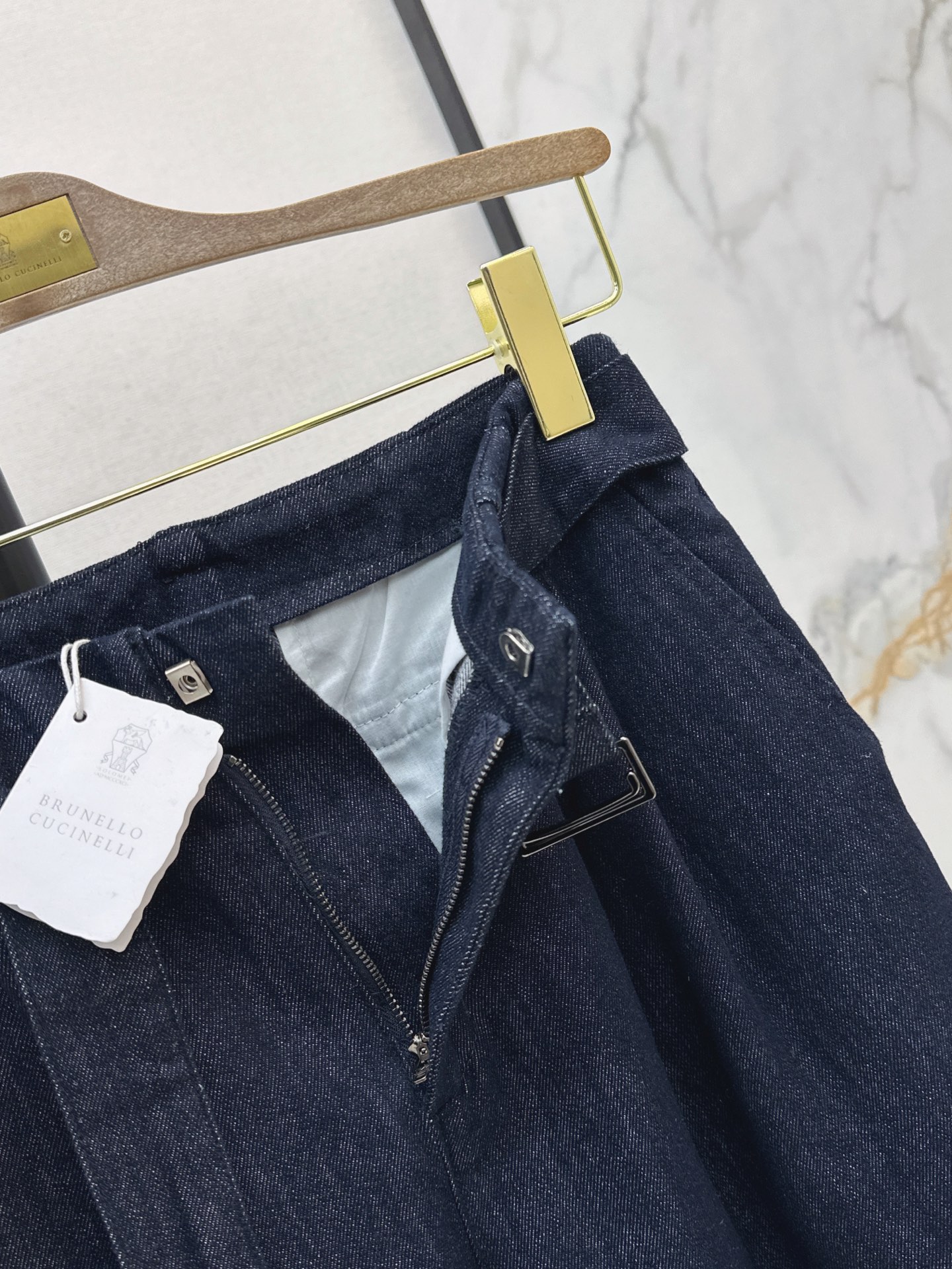 Brun 26fw wide-leg jeans