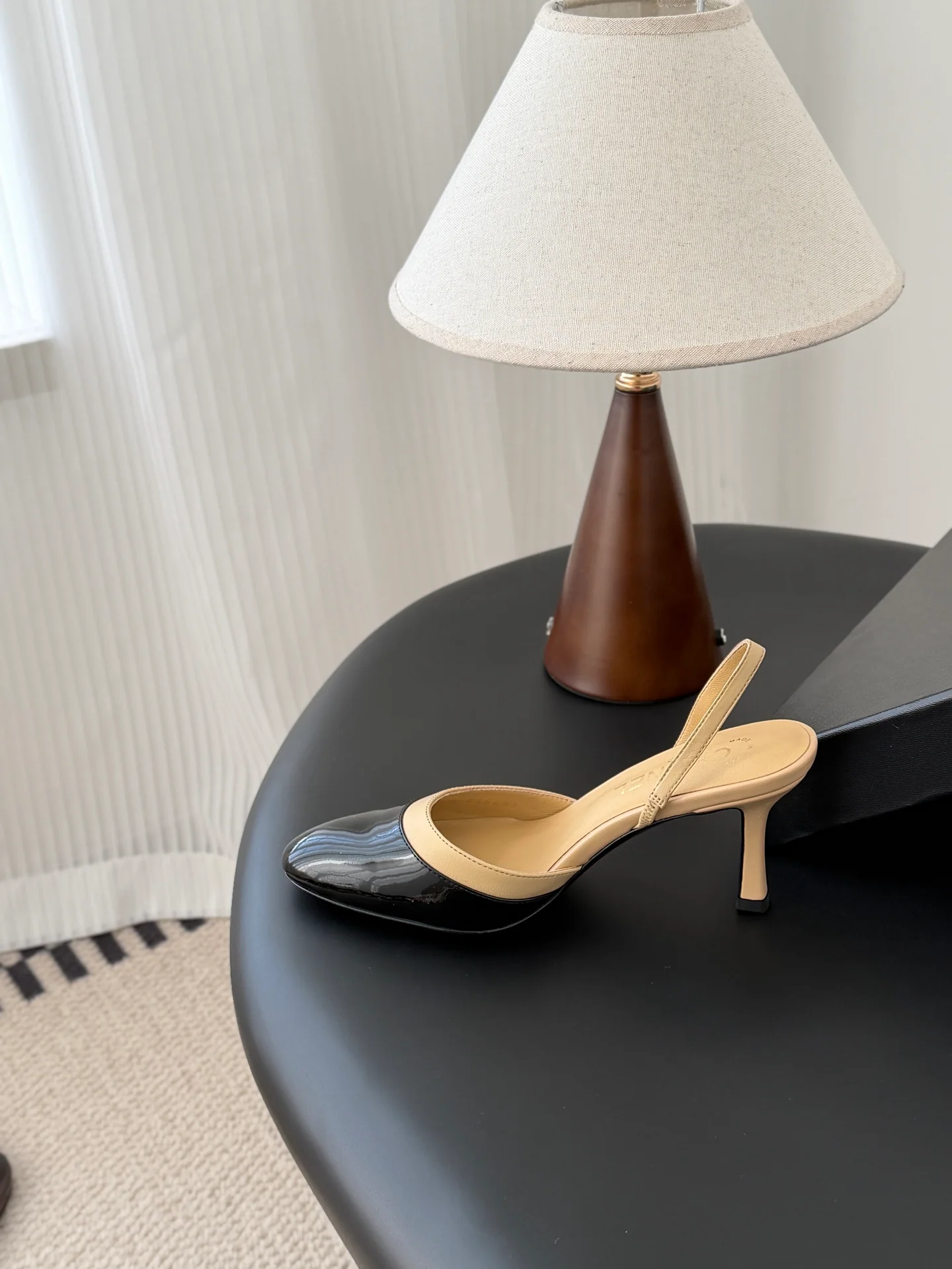 Chan 26ss mary jane slingback heel