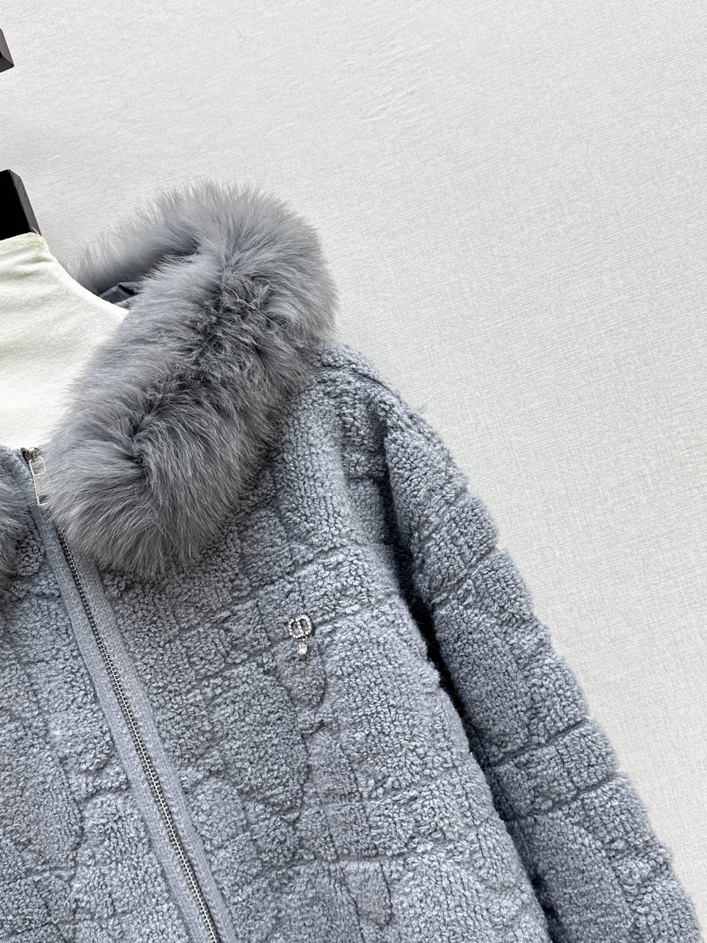 CD 26fw fur-trim hooded jacket