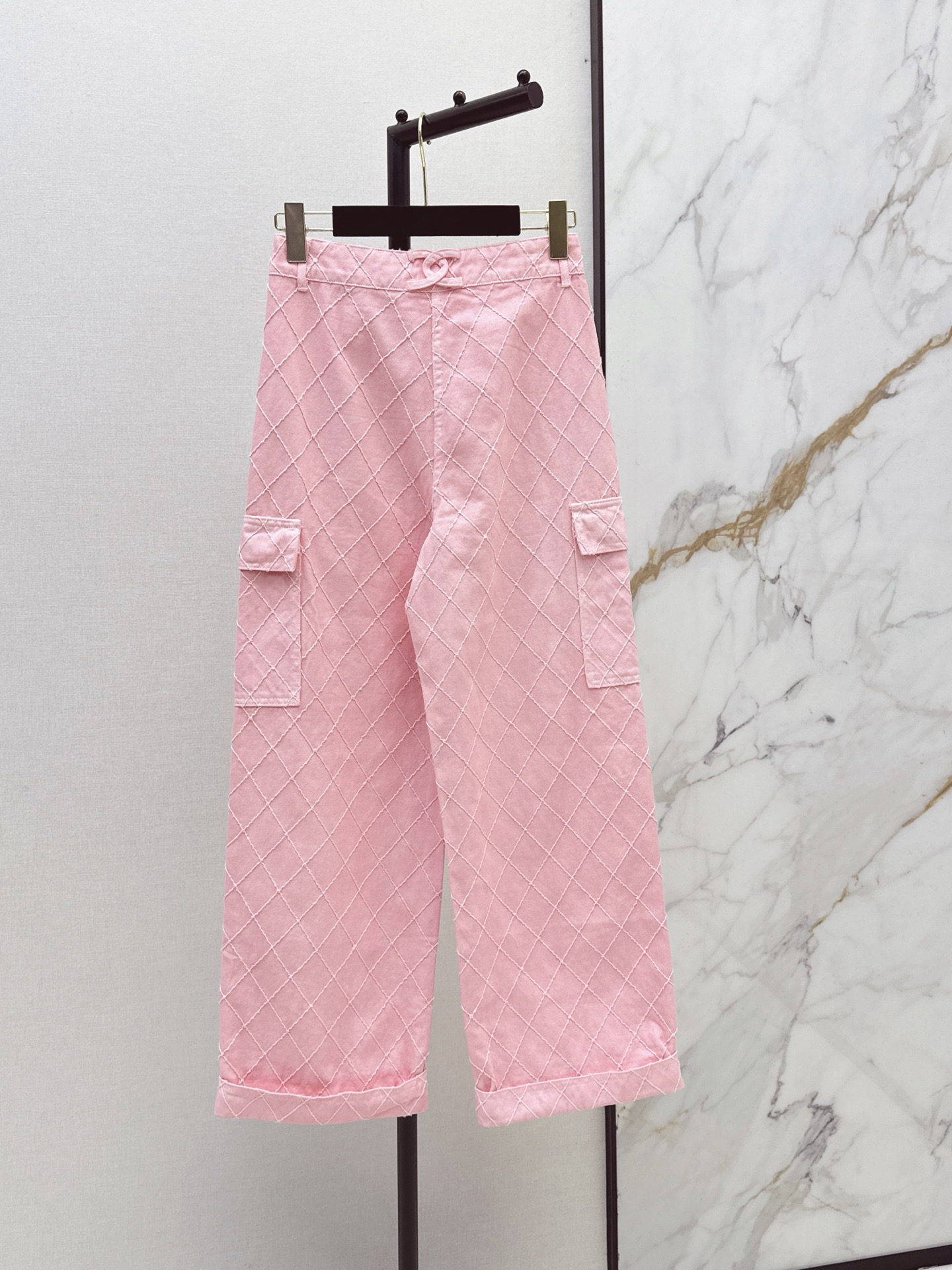 Chan 26ss embroidery denim pants