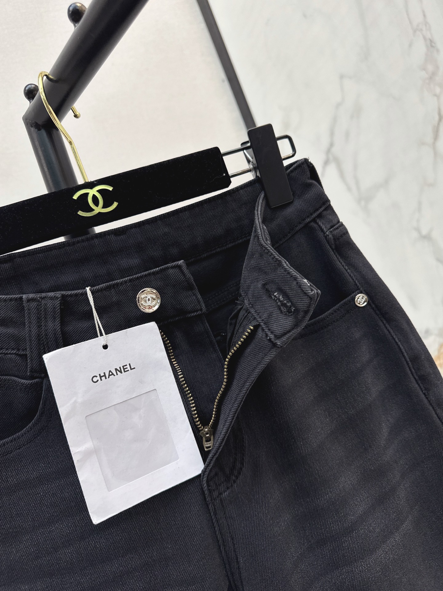 Chan 26fw slim-fit jeans