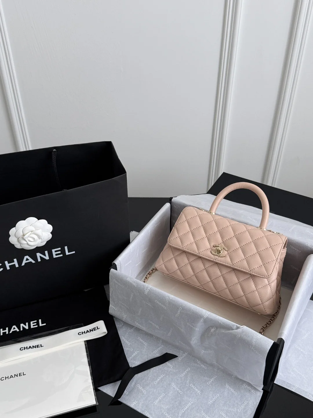 Chan 26ss coco handle shoulder bag