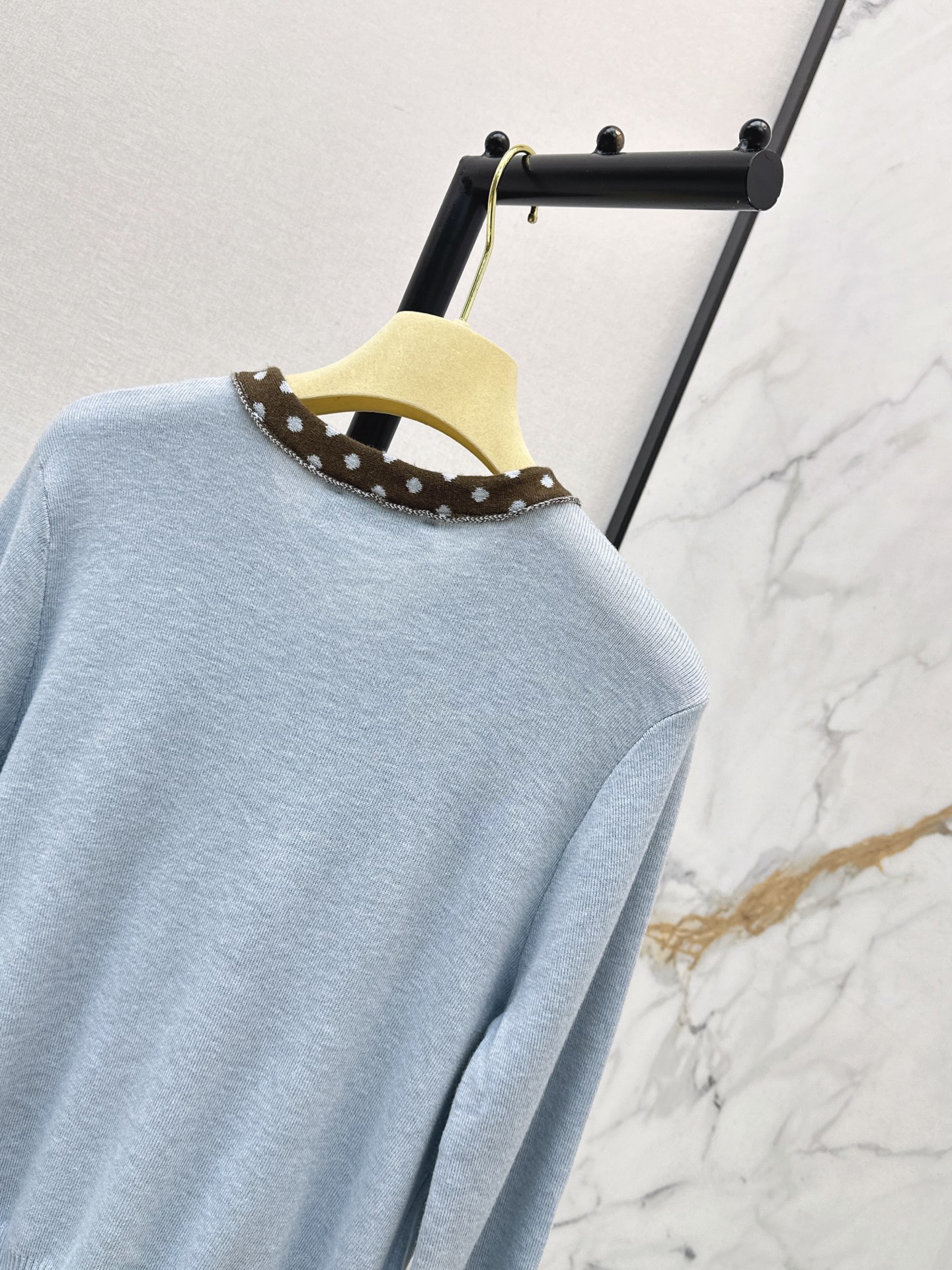 Miu 26fw bow tie knit sweater