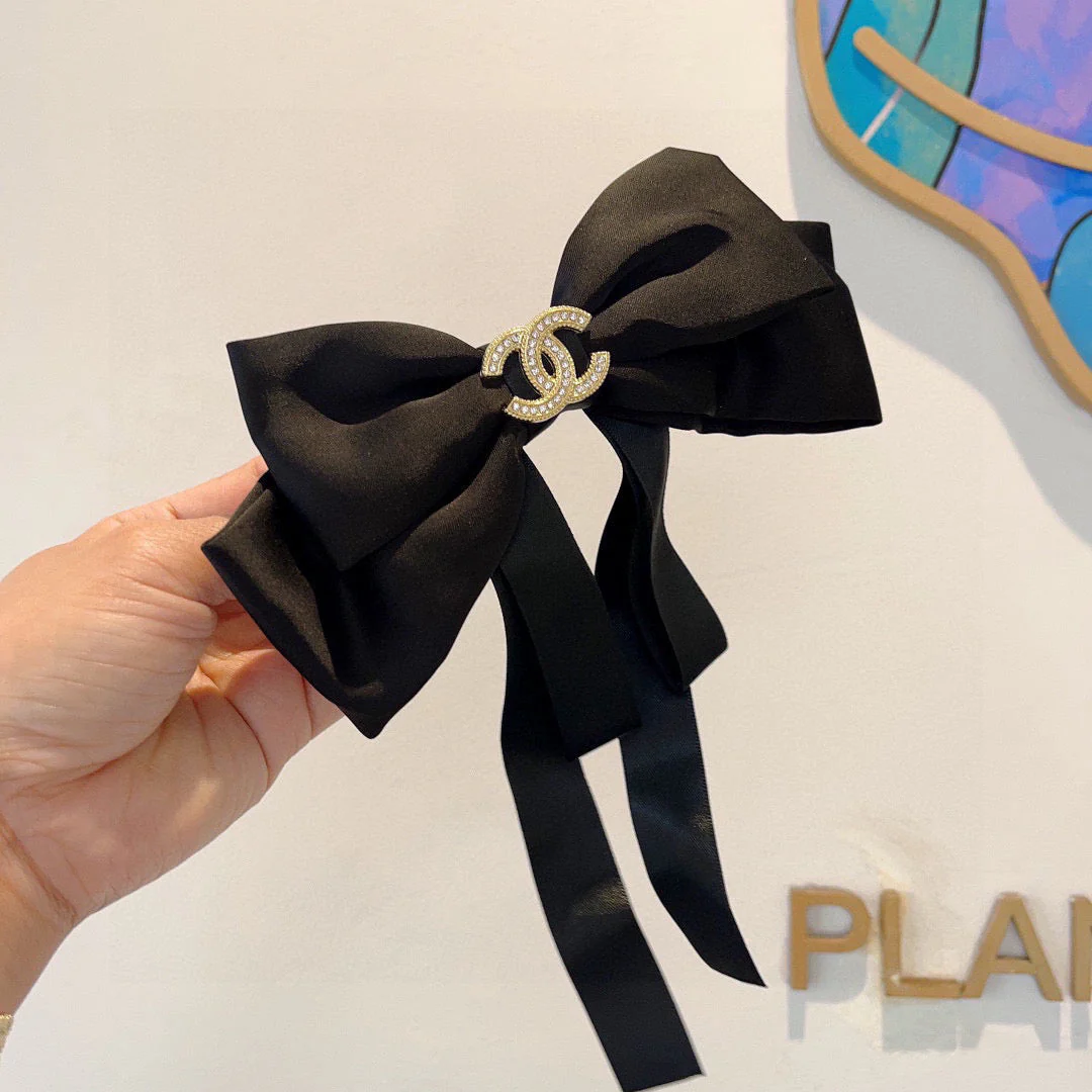 ch bow hair clips