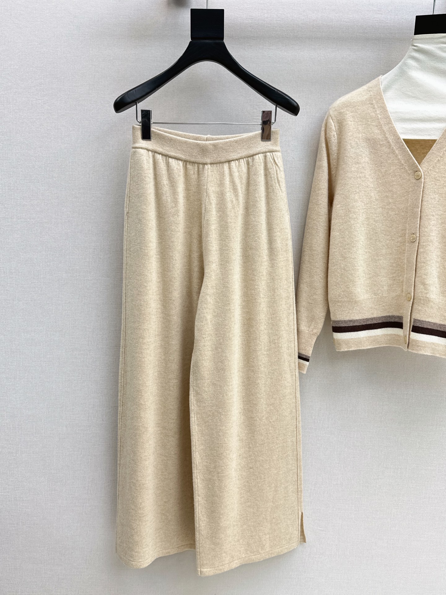 Thom 26fw wool cardigan pant sets