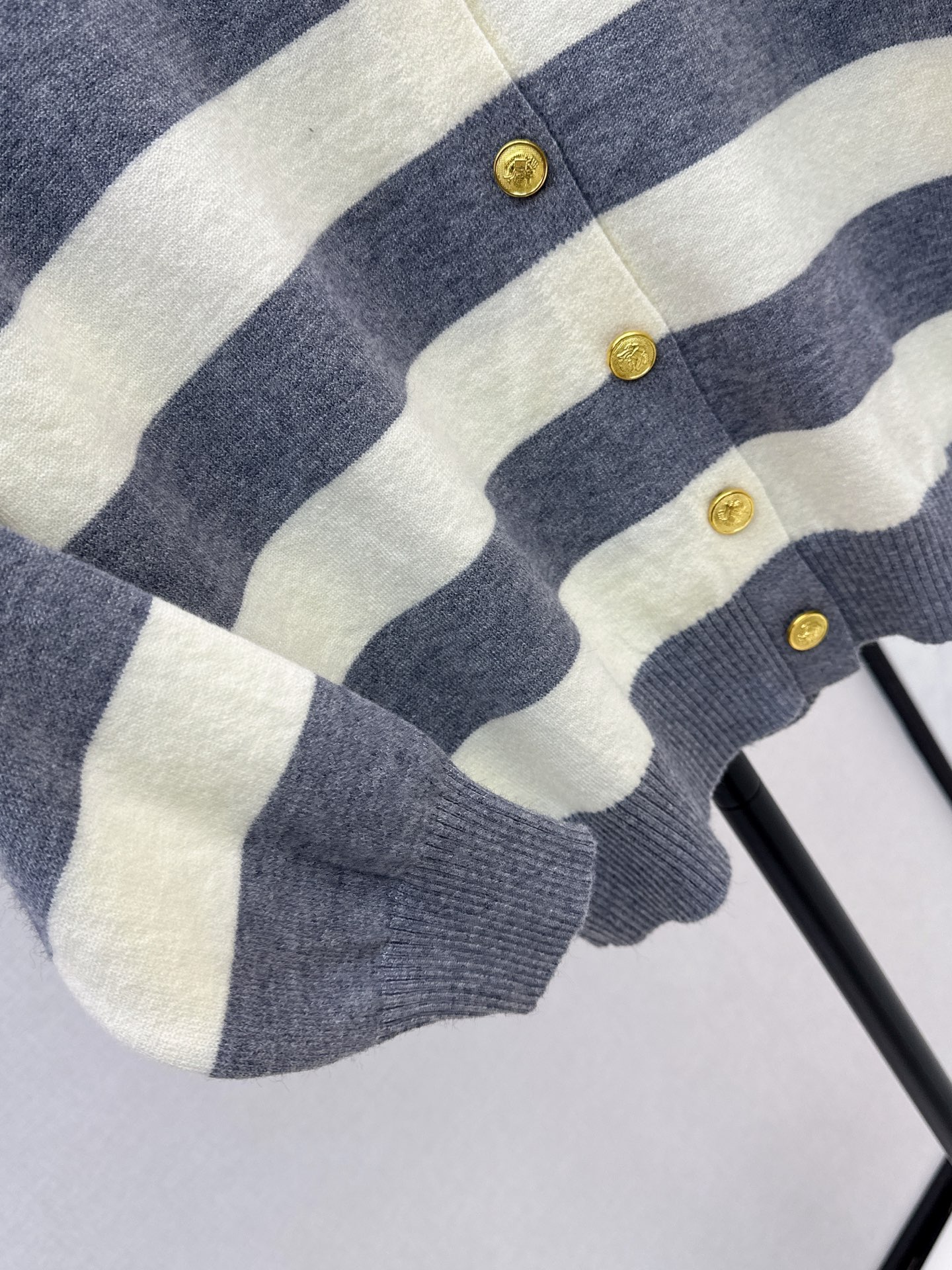 Ralp 26fw stripe knit cardigan