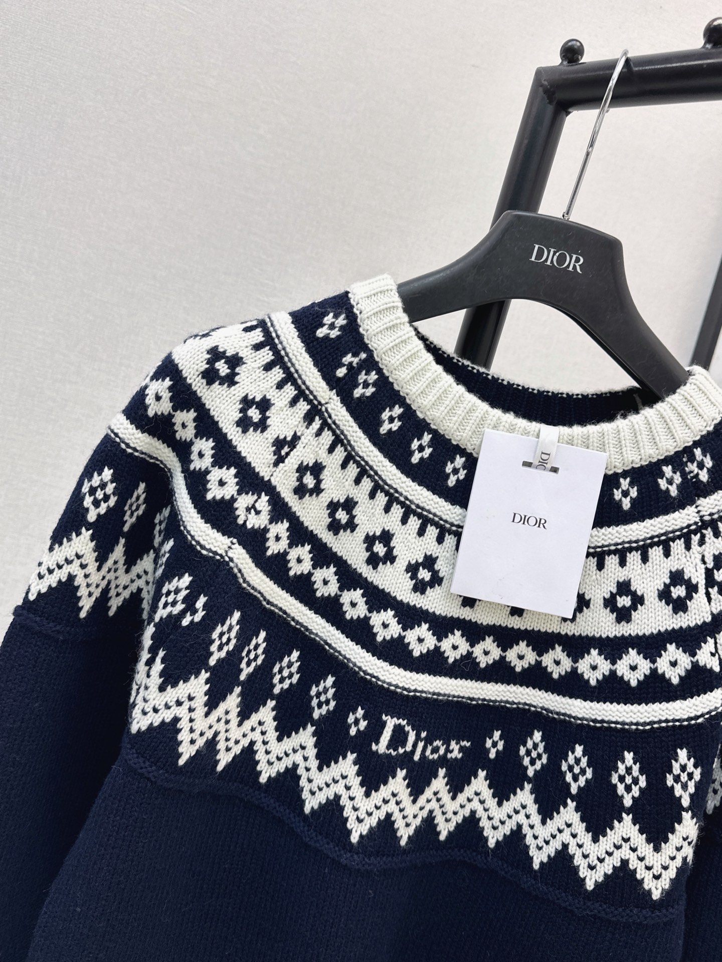 CD 26fw fair isle sweater