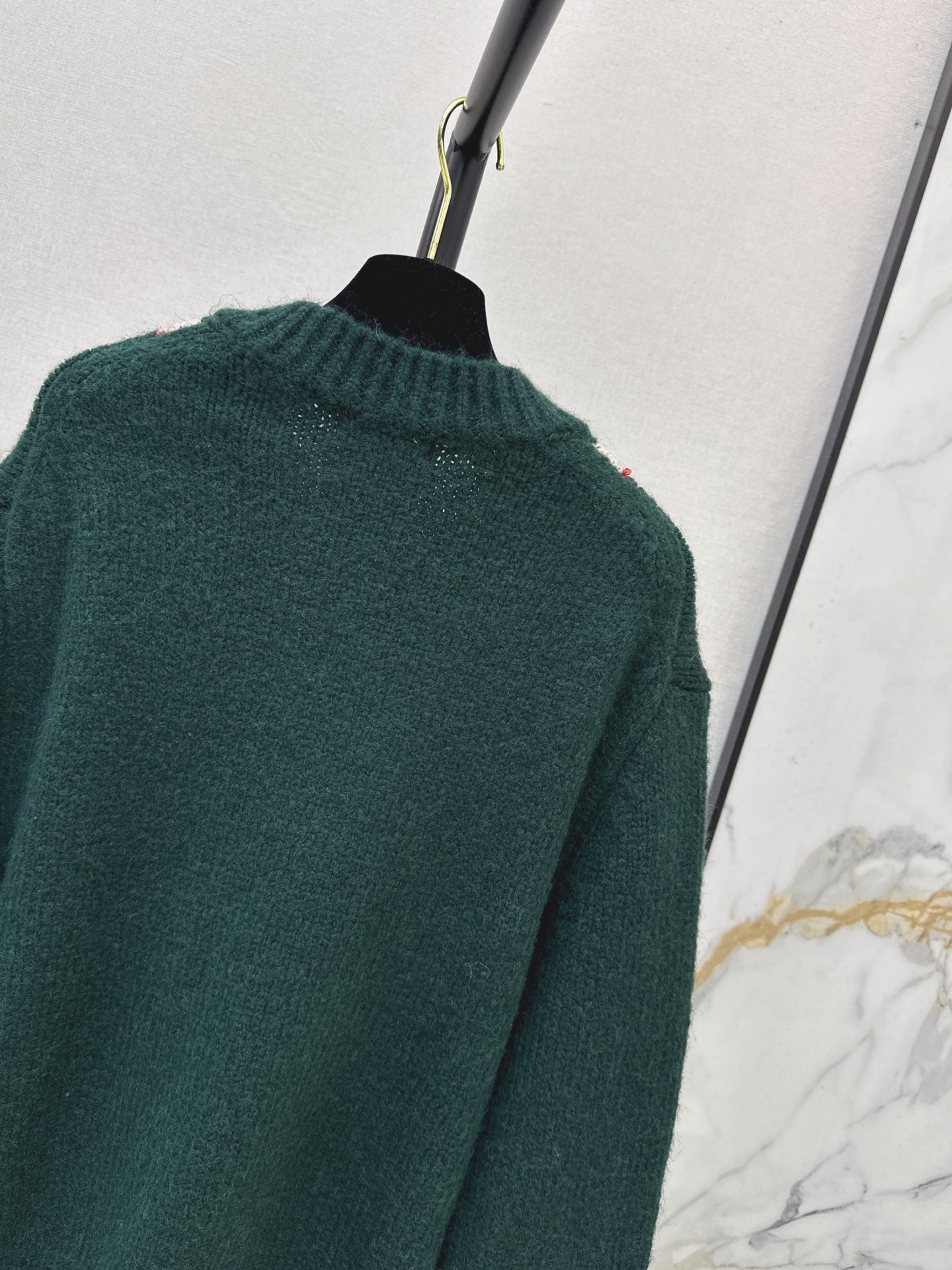 Chan 26fw jacquard knit sweater