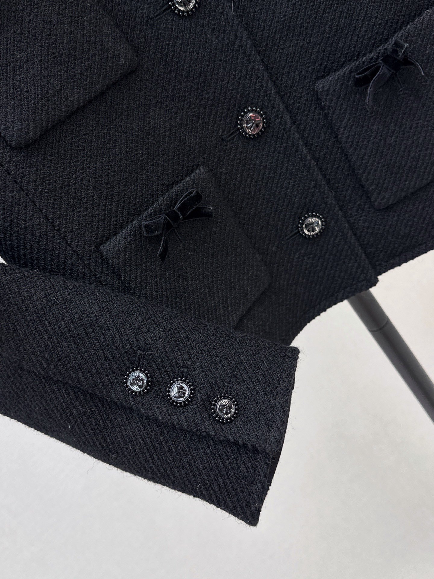 Chan 26fw bow woven jacket