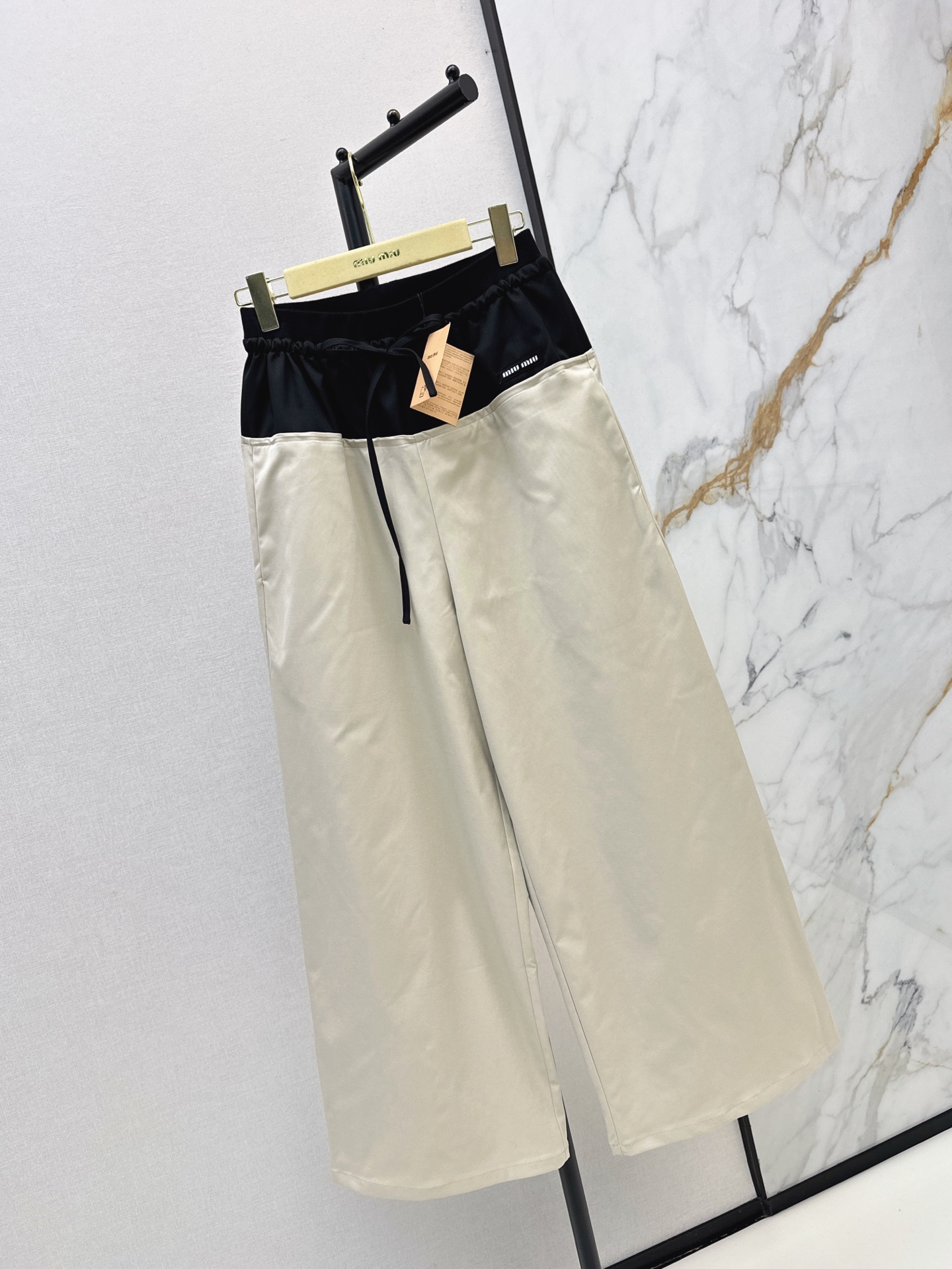 Miu 26fw contract wide-leg pants