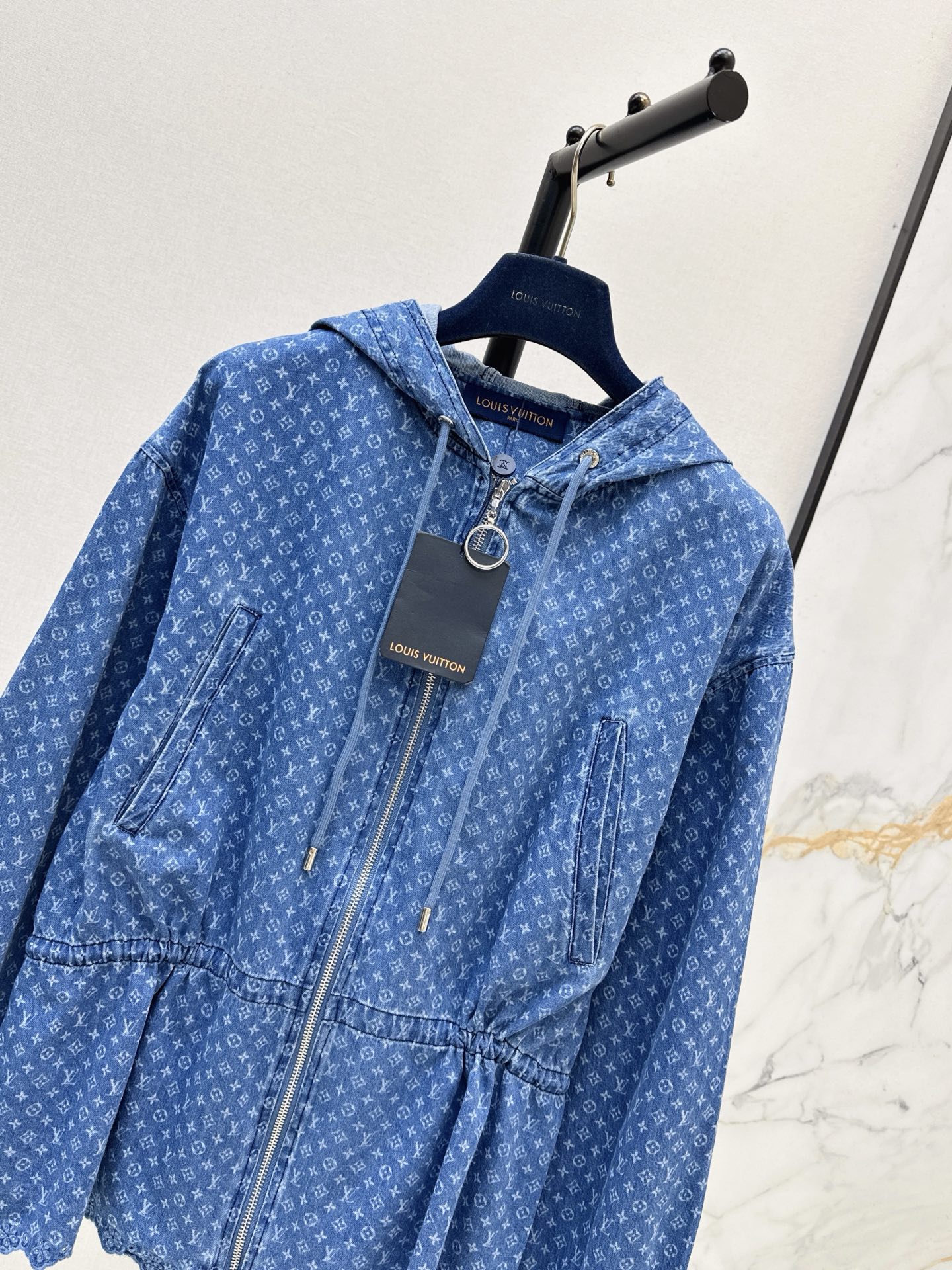 Loui 26ss hooded denim jacket