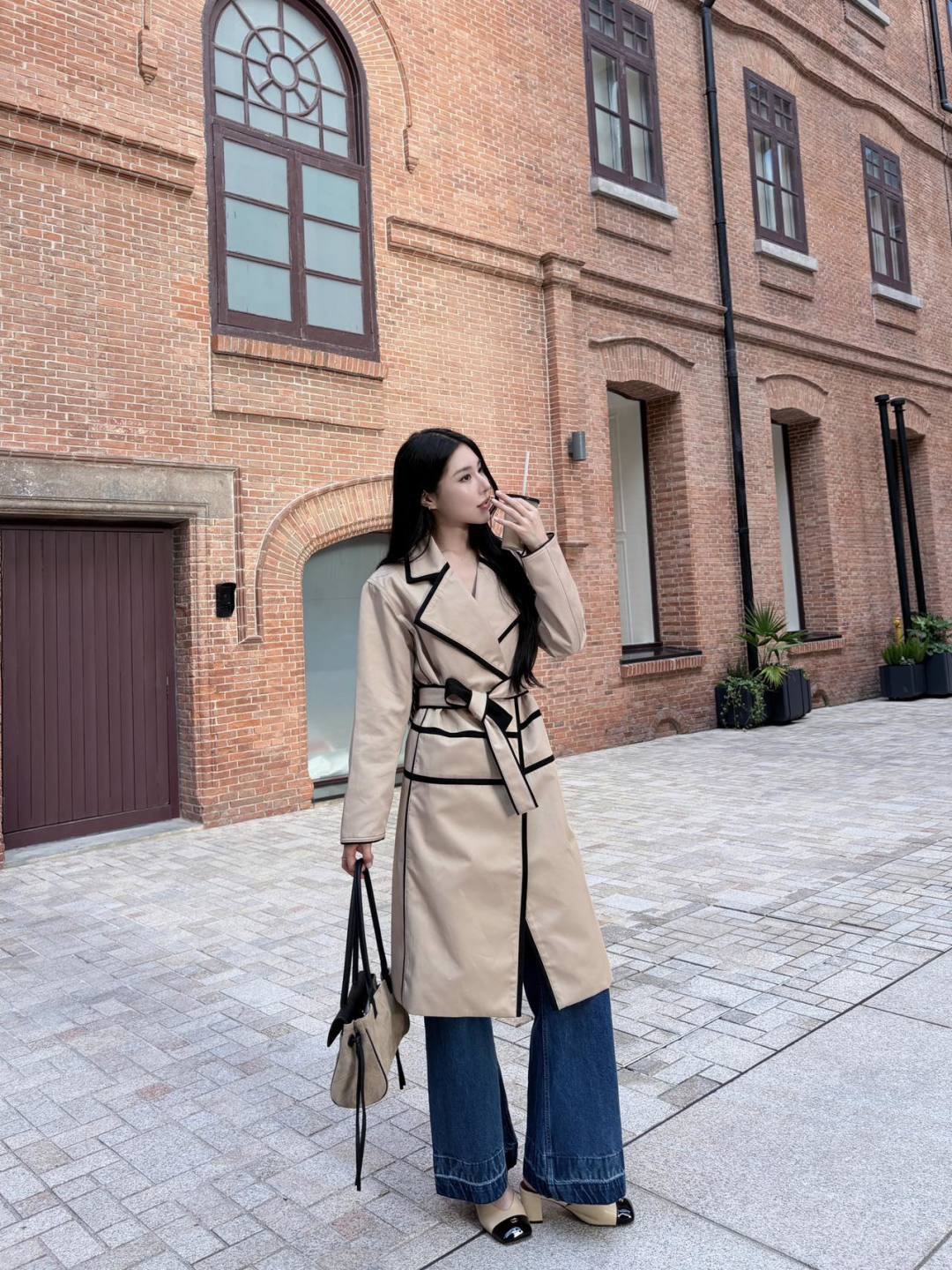 Chan 26fw belted trench coats