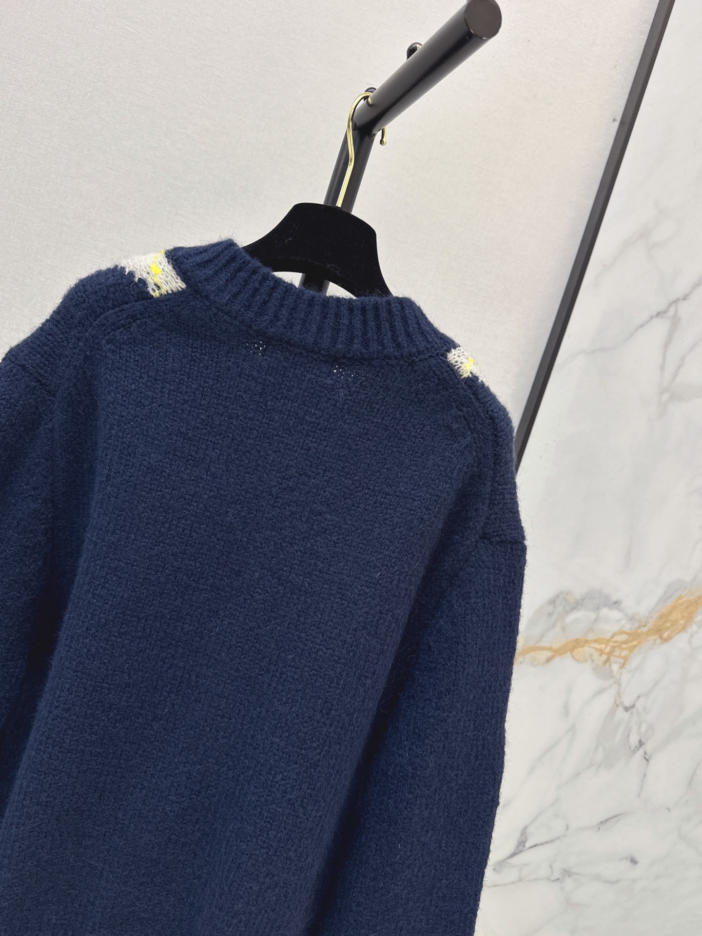 Chan 26fw jacquard knit sweater