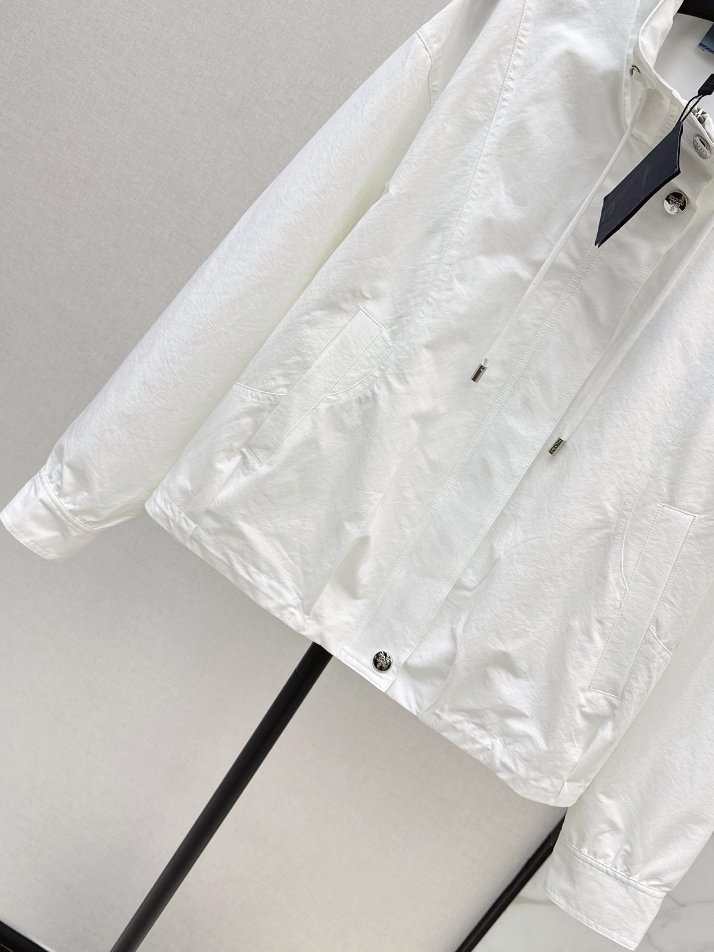 Pra 26fw stand collar jacket