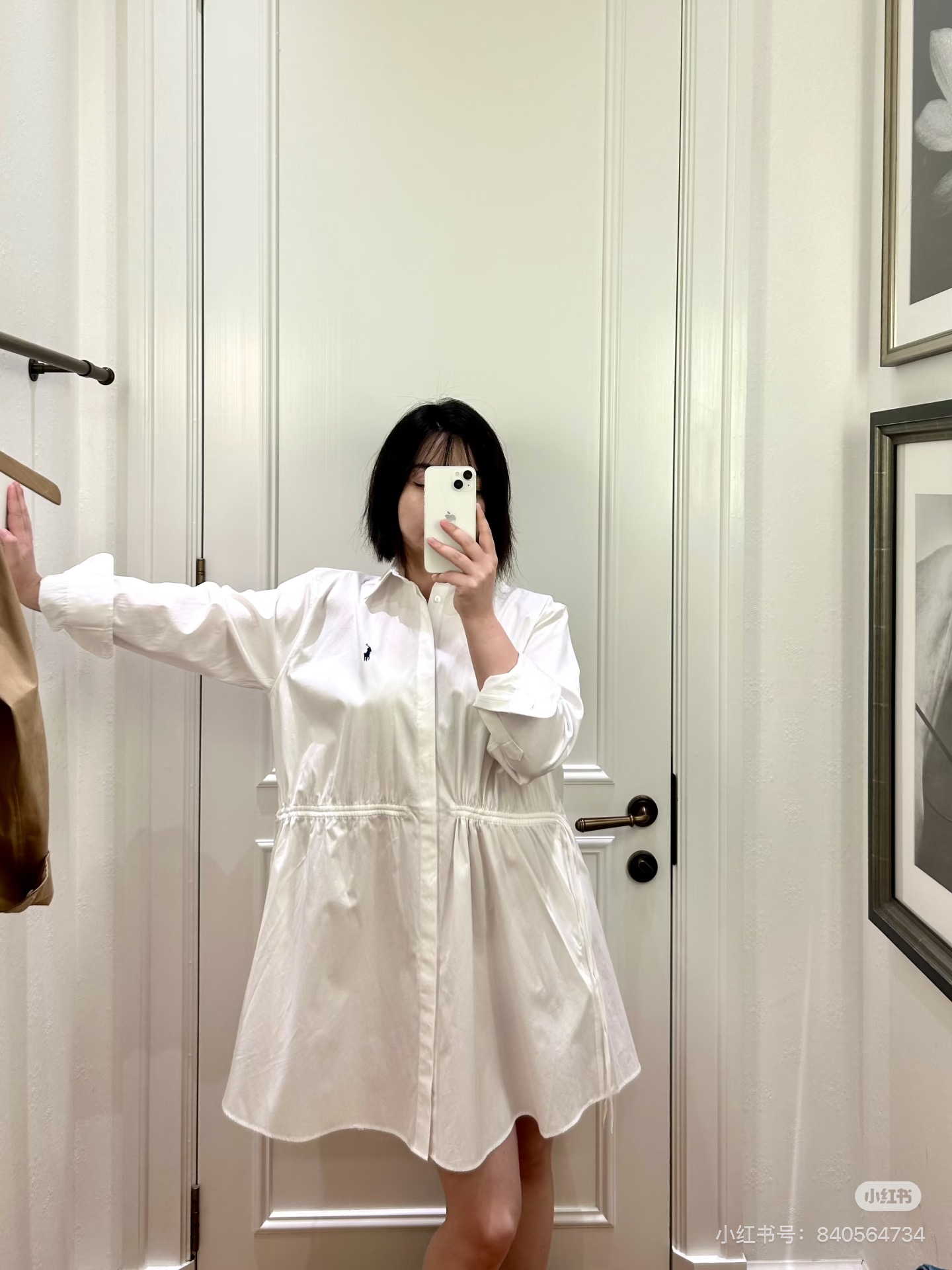 Ralp 26fw drawstring shirt dress