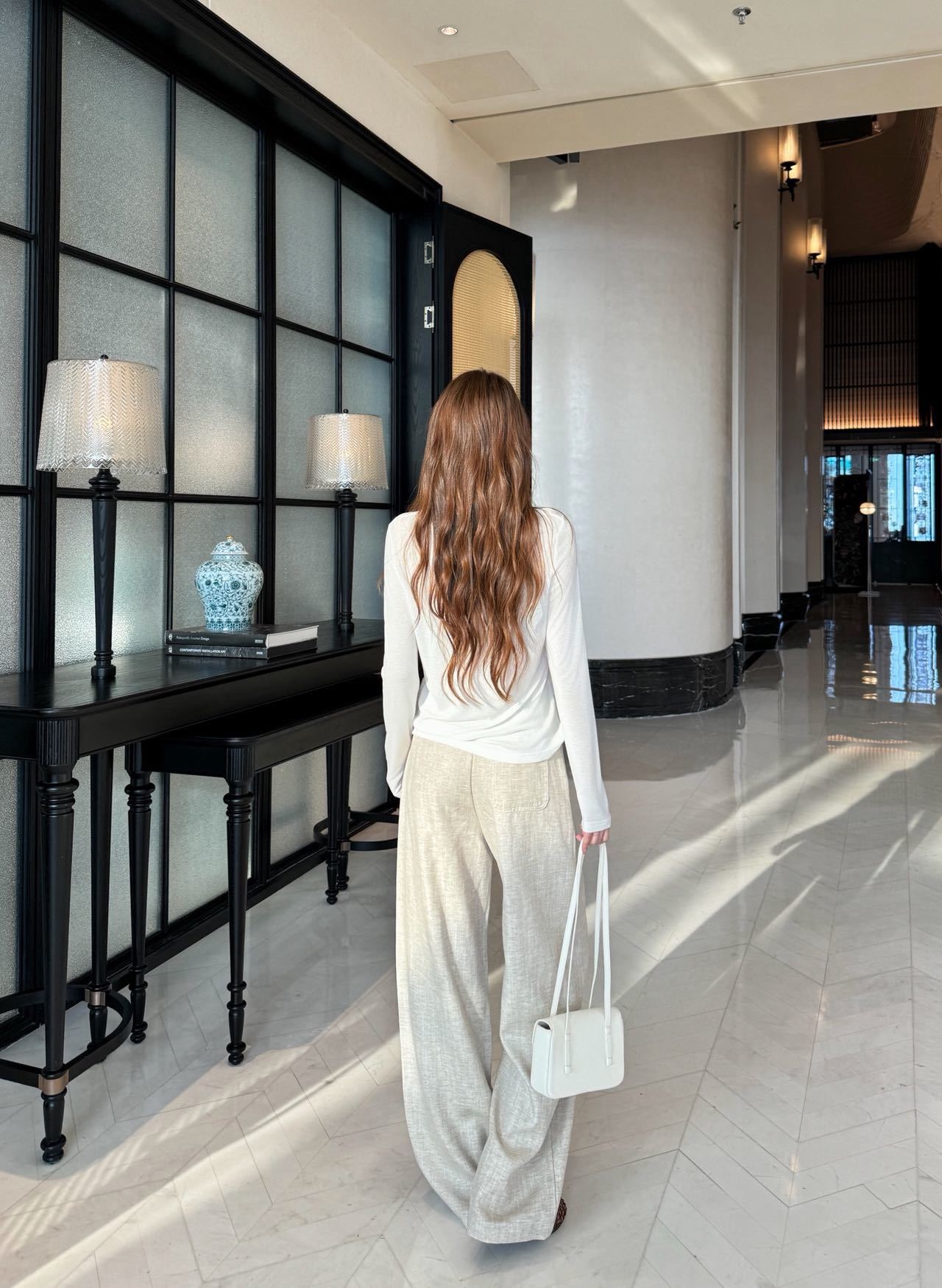 Chan 26fw wide-leg pants
