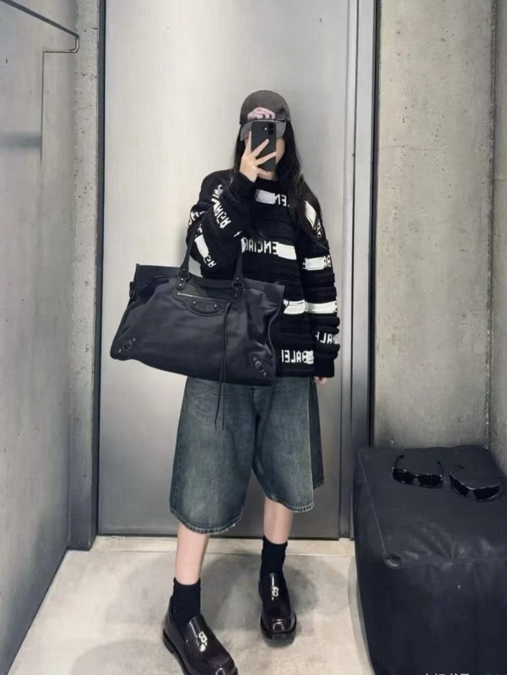 Balen 26fw jacquard sweater