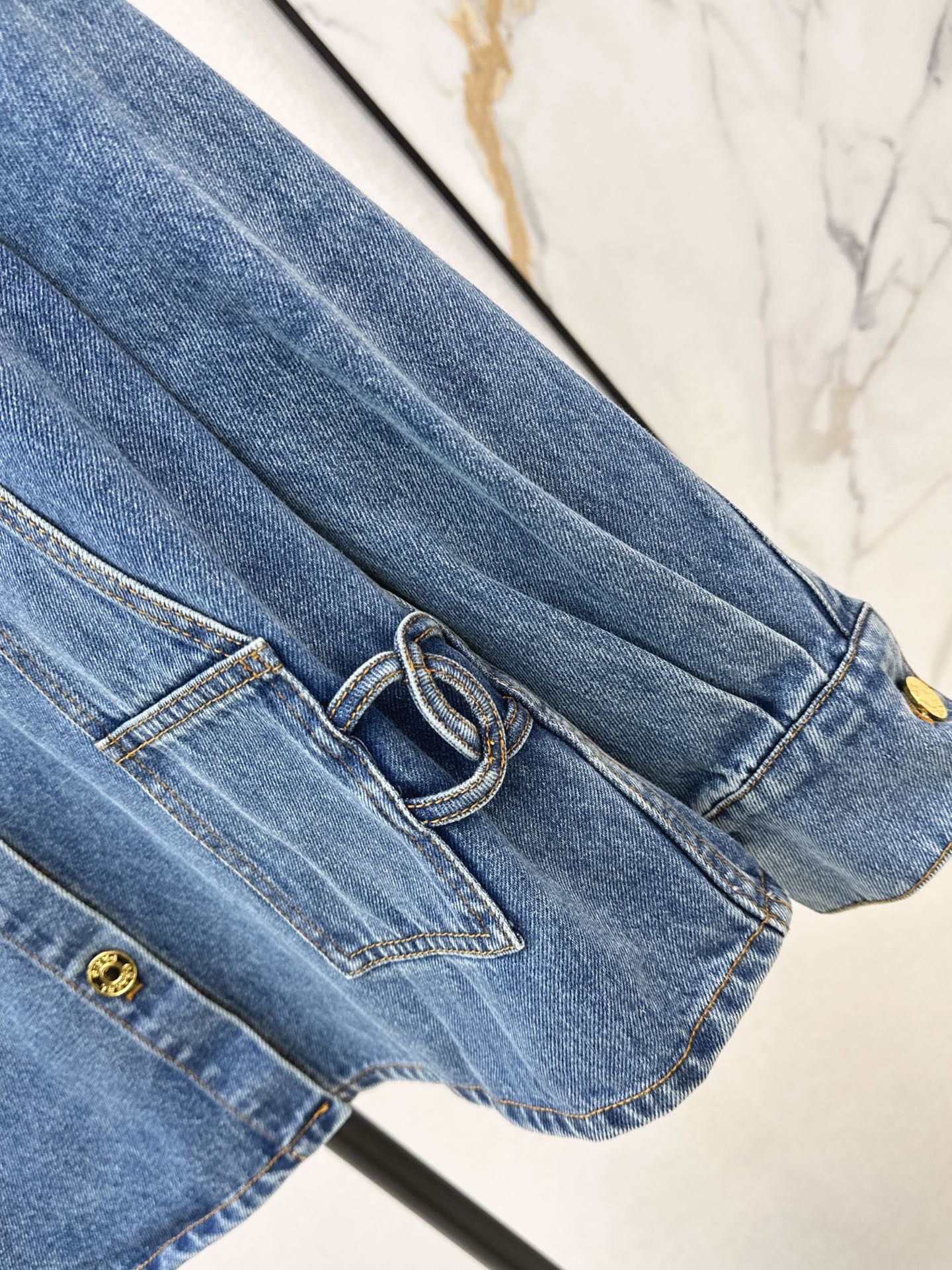 Chan 26fw denim shirt