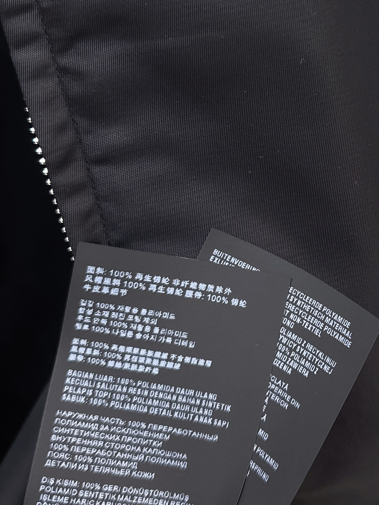 Pra 26fw long hooded zip jacket