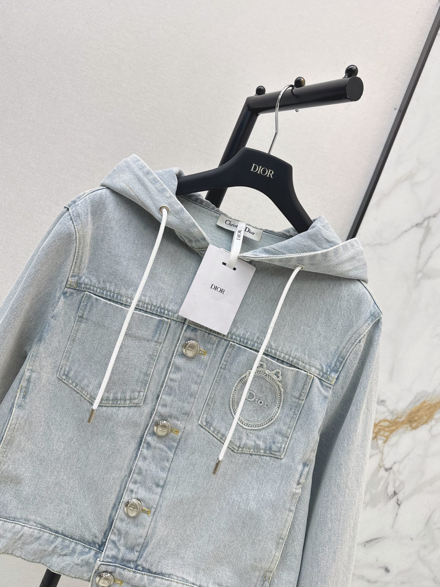 CD 26fw hooded denim jacket