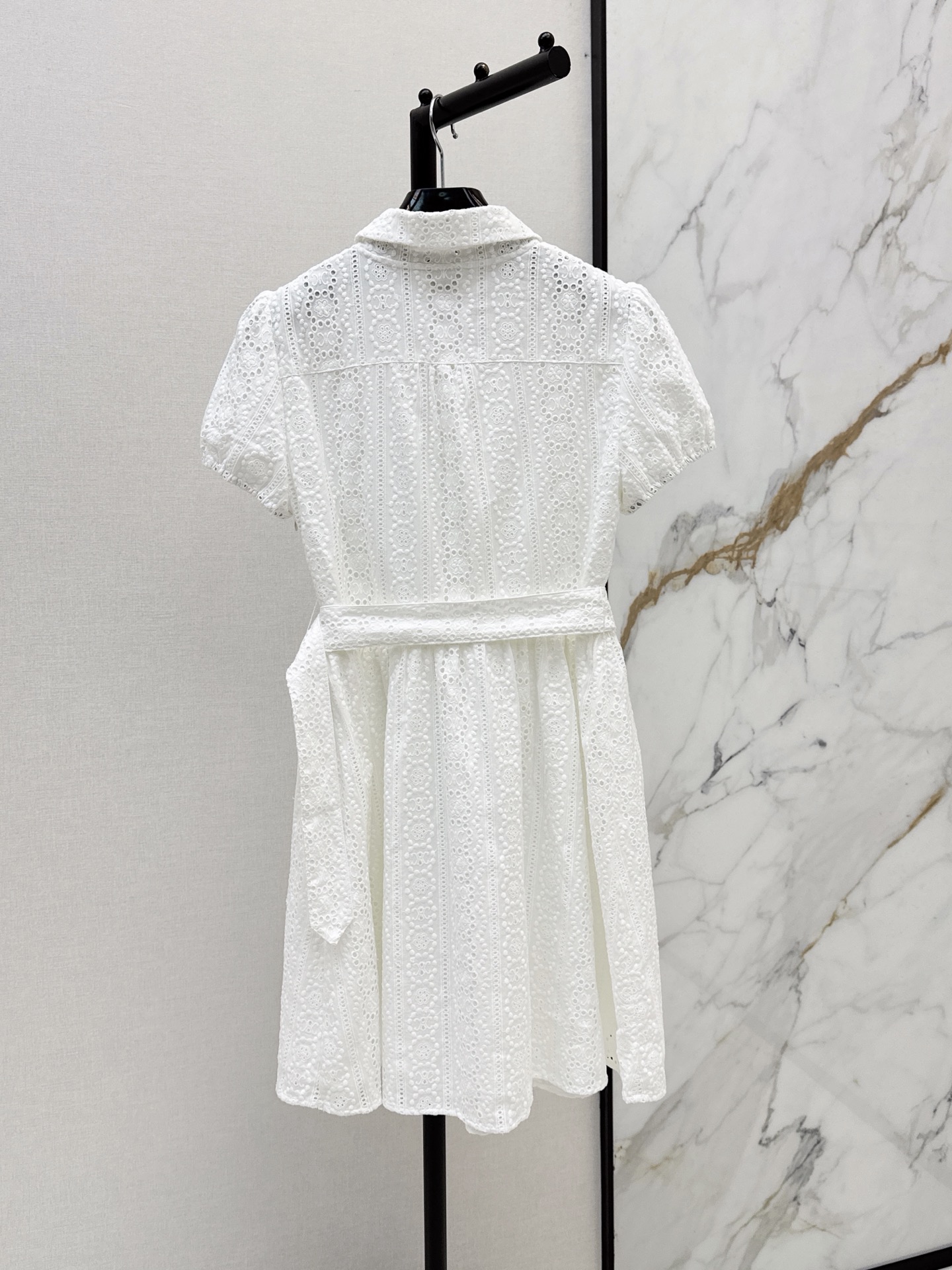 Celi 26ss hollowhollow shirt dress