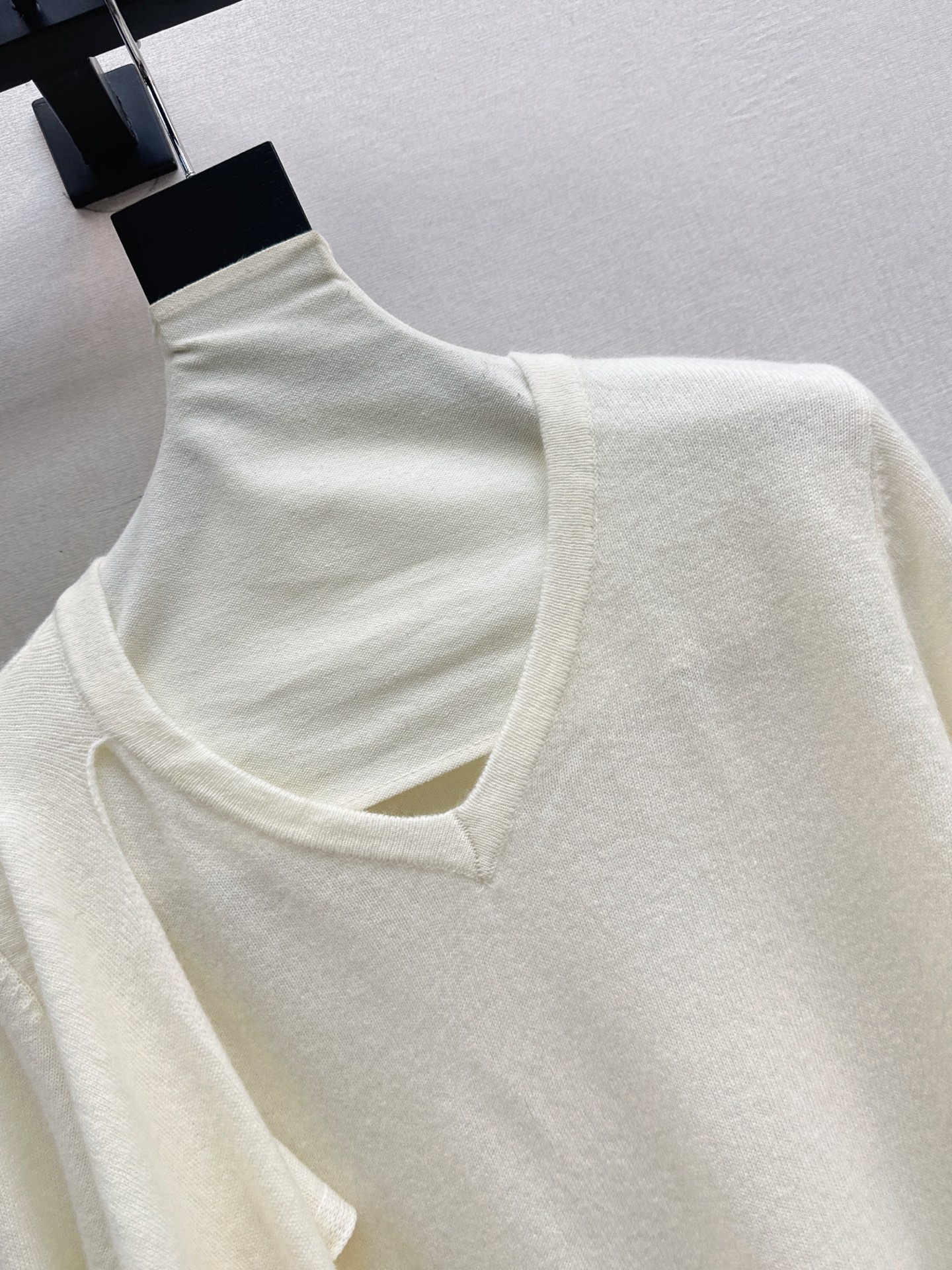Row 26fw draped scarf-neck knit sweater