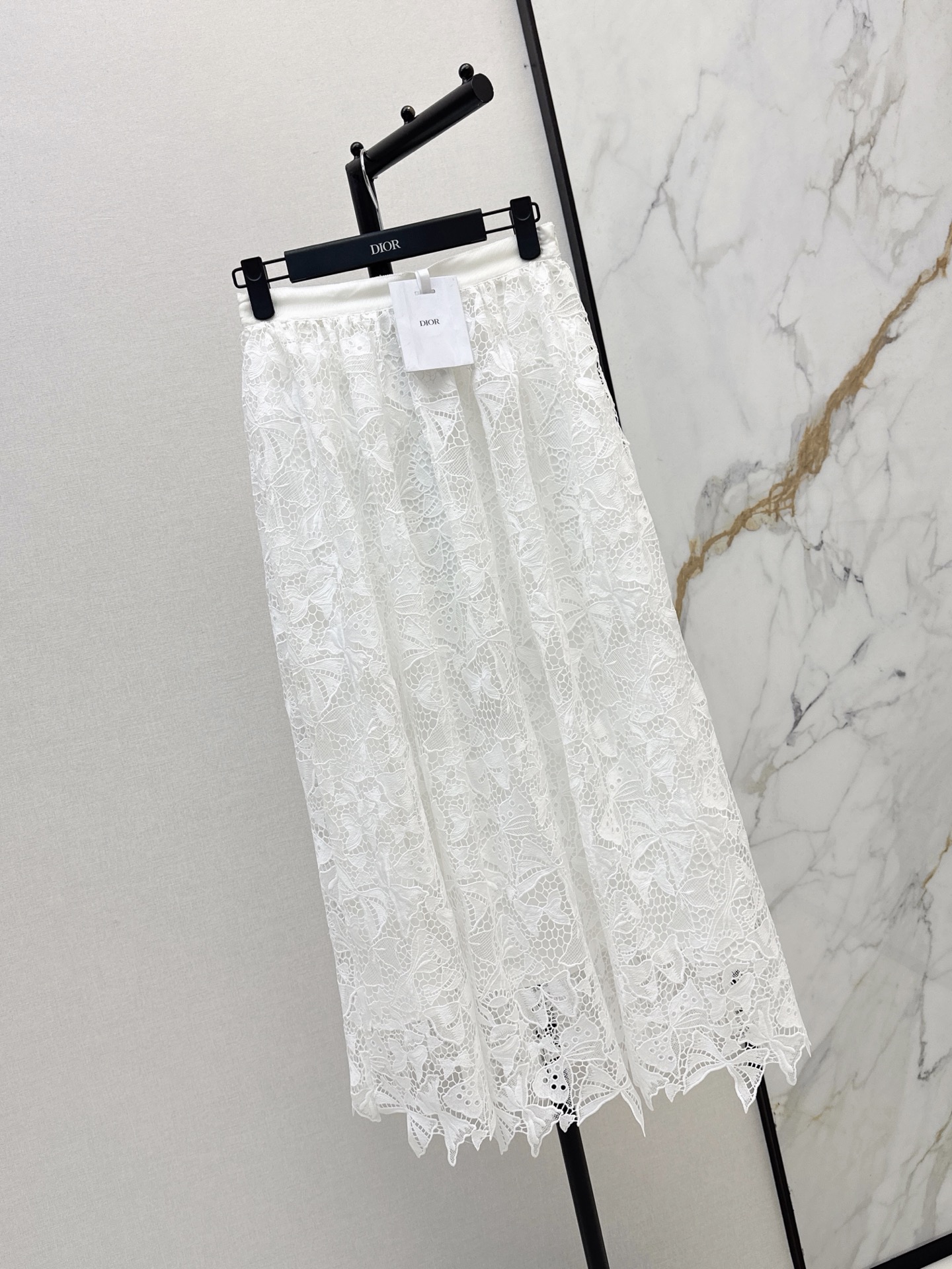 CD 26ss hollow bow embroidery skirt