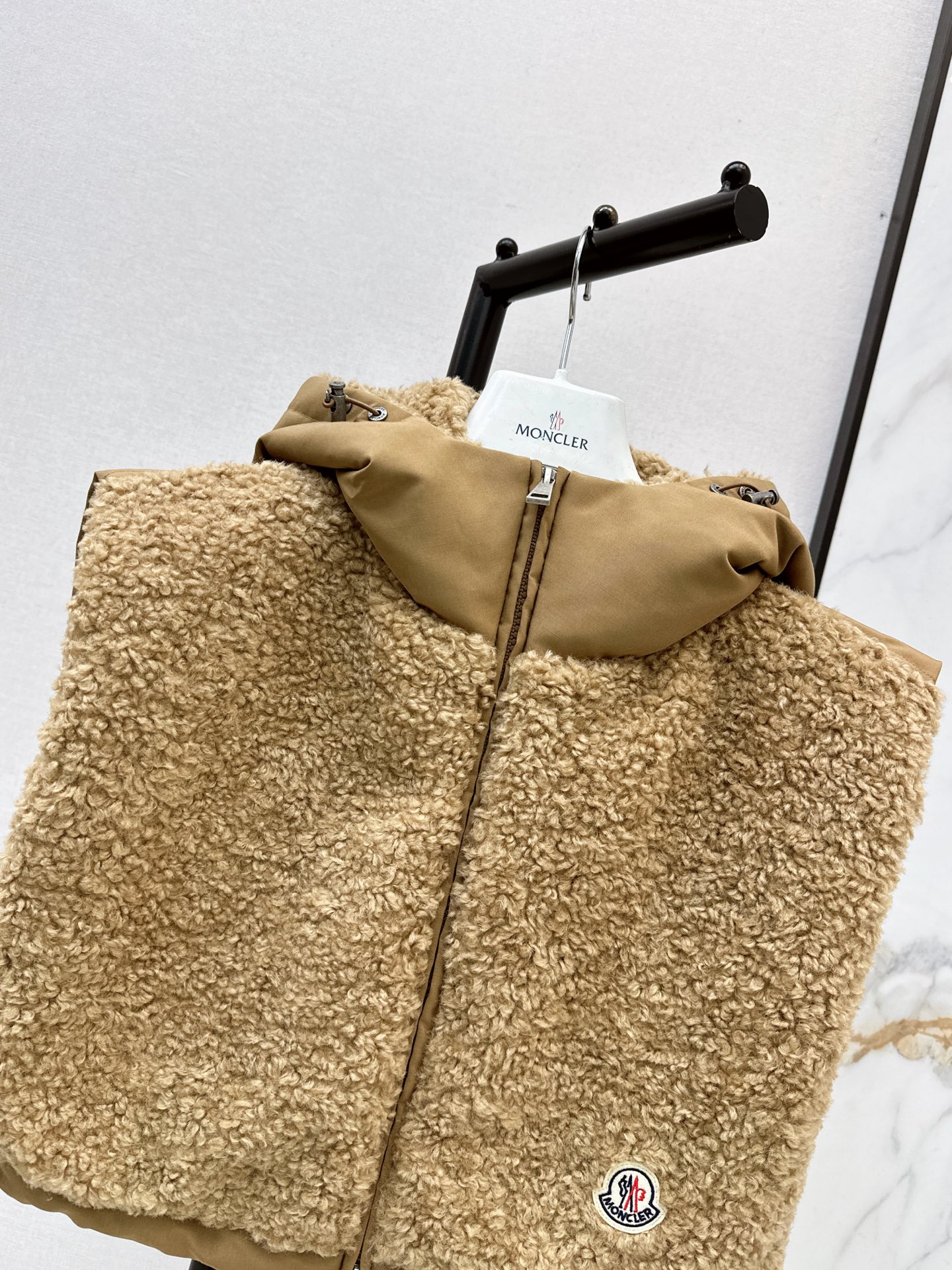 Monc 26fw hooded down vest