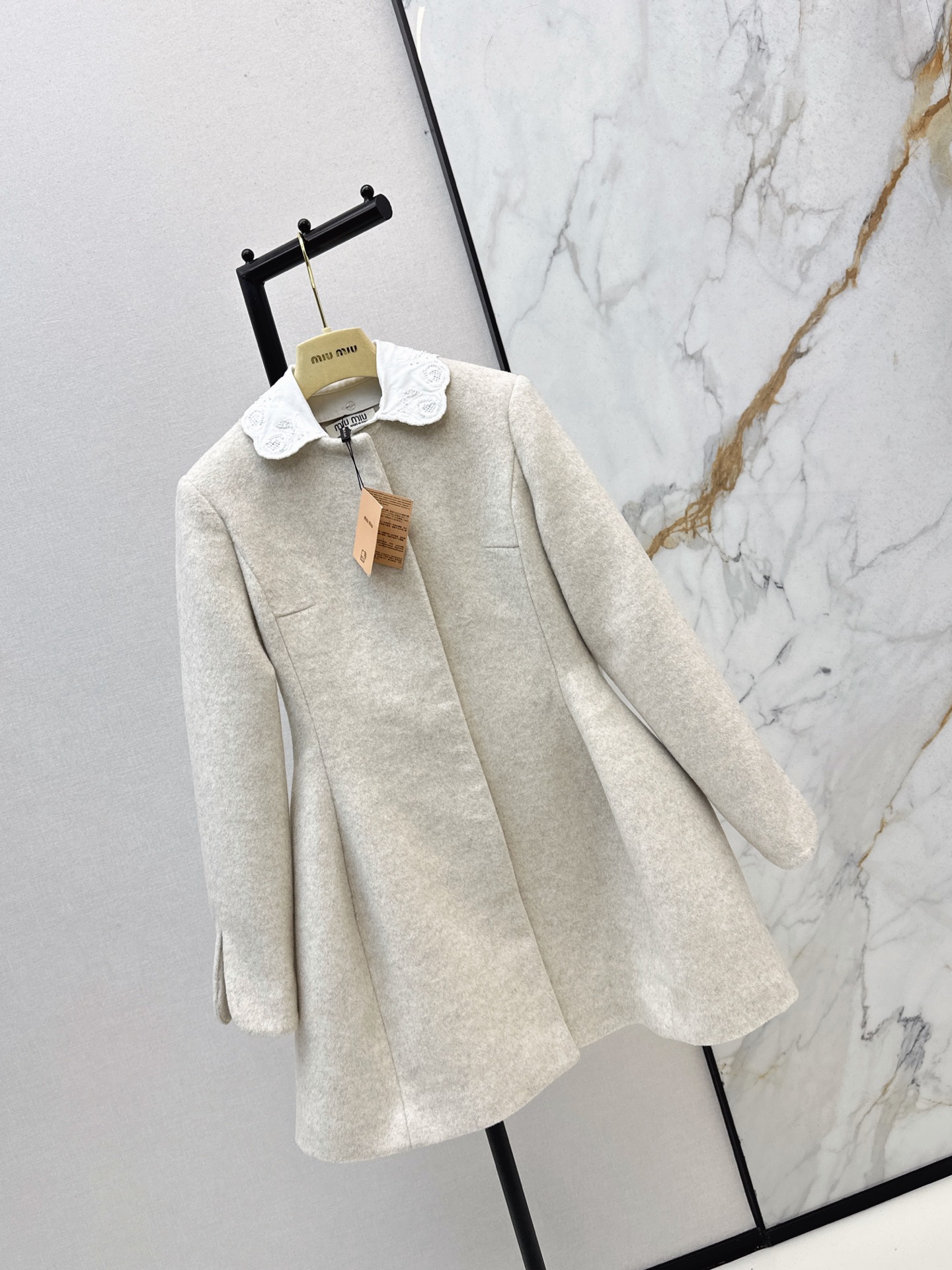 Miu 26fw woolen jacket dress