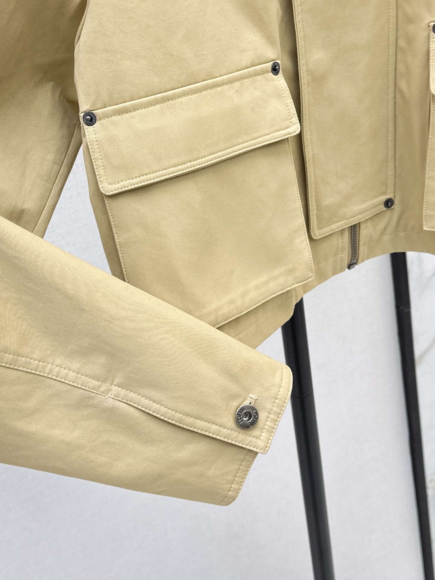 Loe 26fw zipper denim jacket