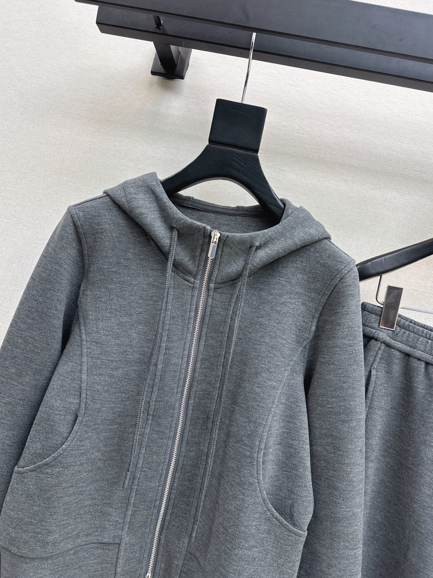 Brun 26fw hooded zipper jacket pants sets