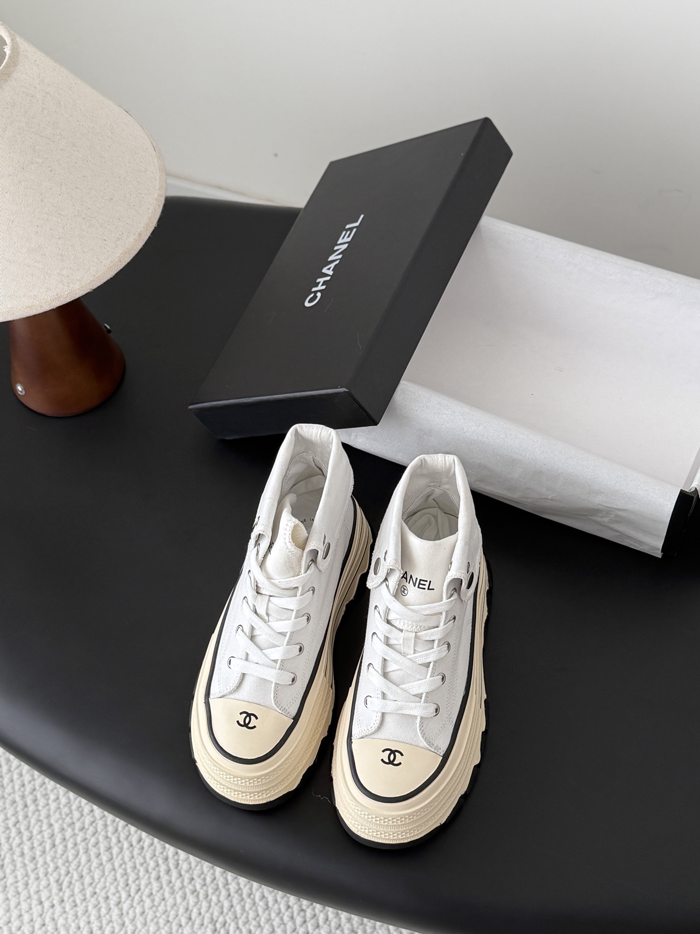 Chan 26ss thick canvas shoes