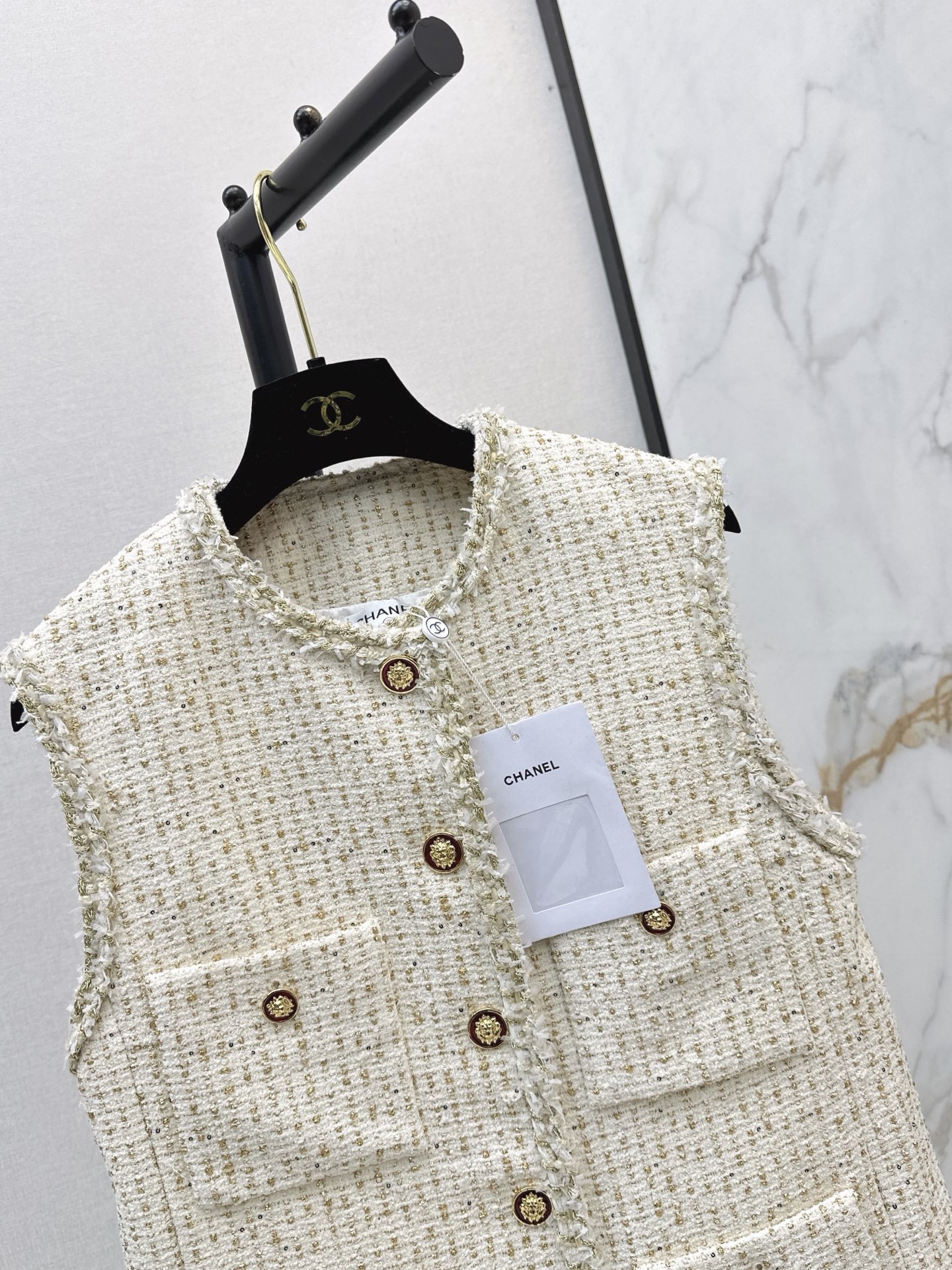 Chan 26fw woven vest