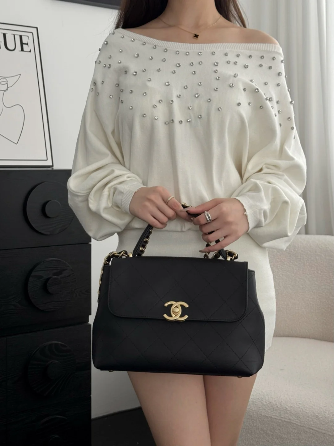 Chan 25S briefcase shoulder bag