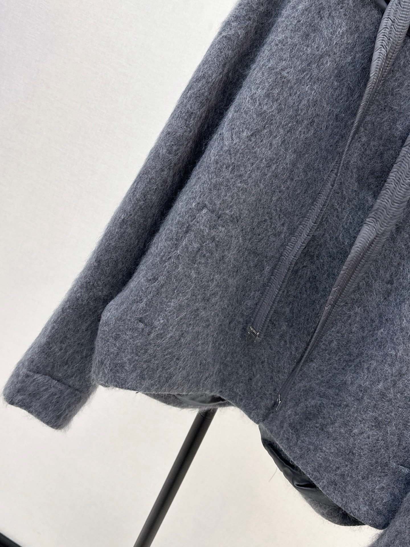 Max 26fw wool hooded jacket