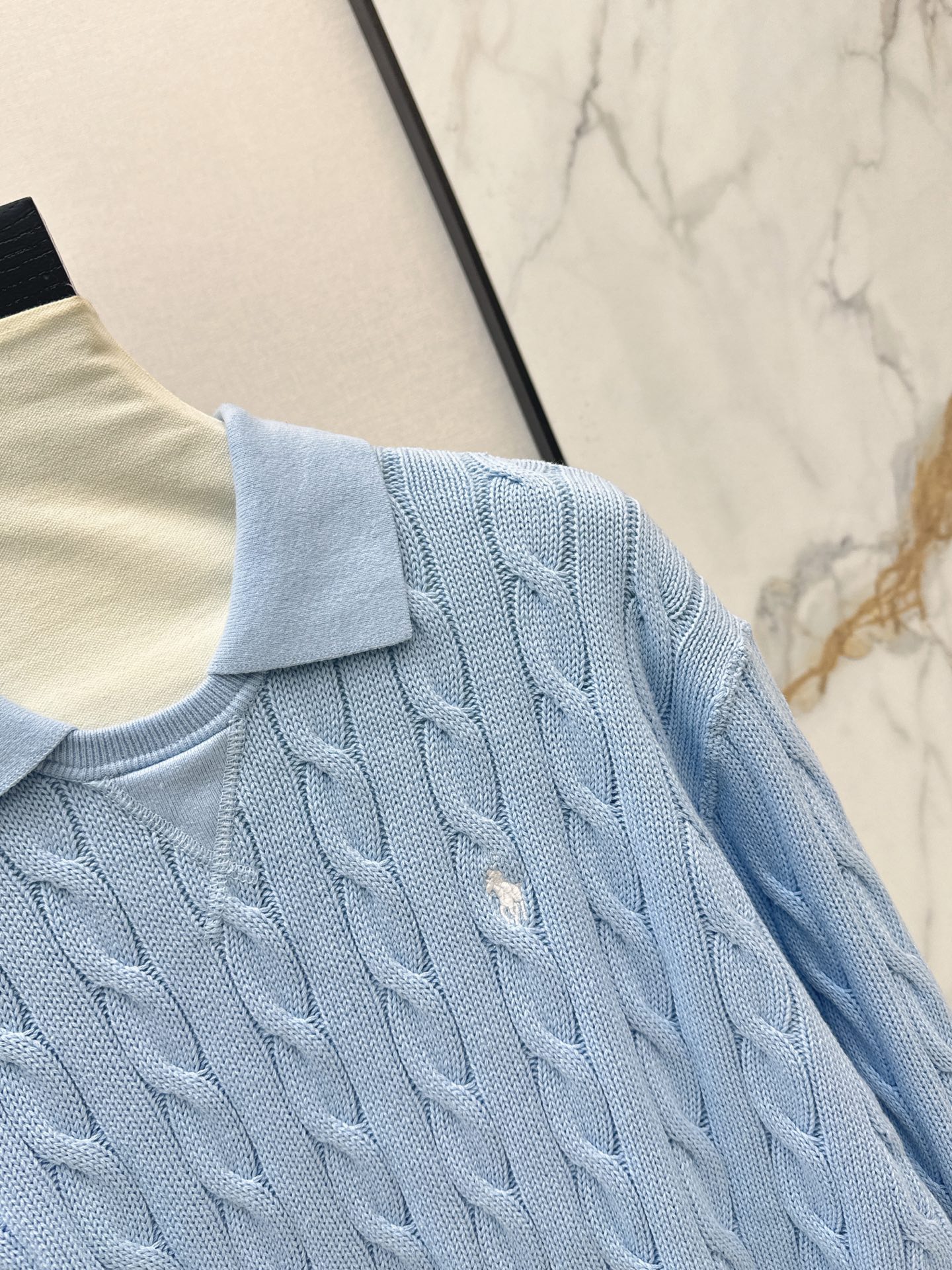 Ralp 26fw cable knit top