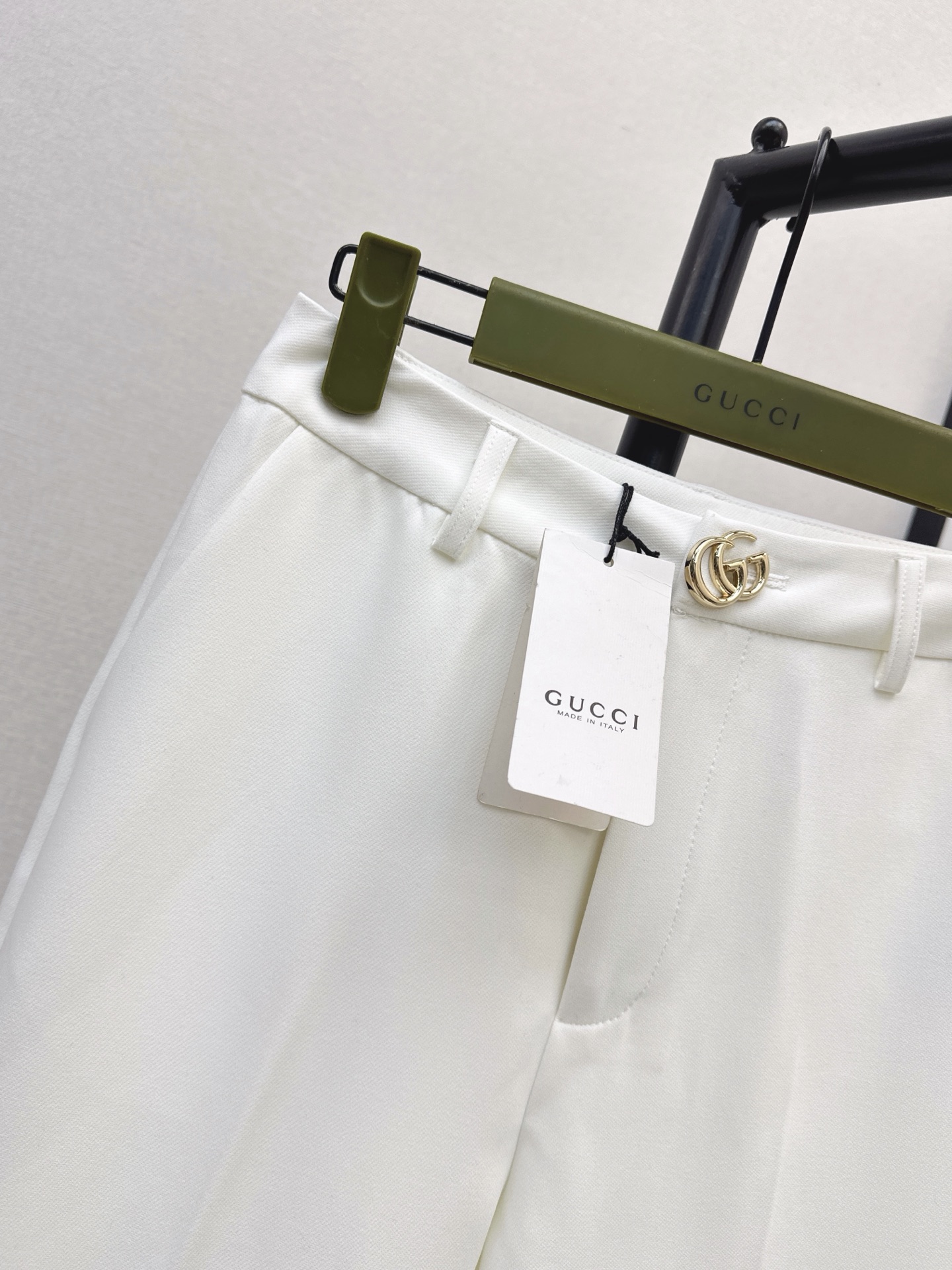 Guc 26fw straight-leg trousers