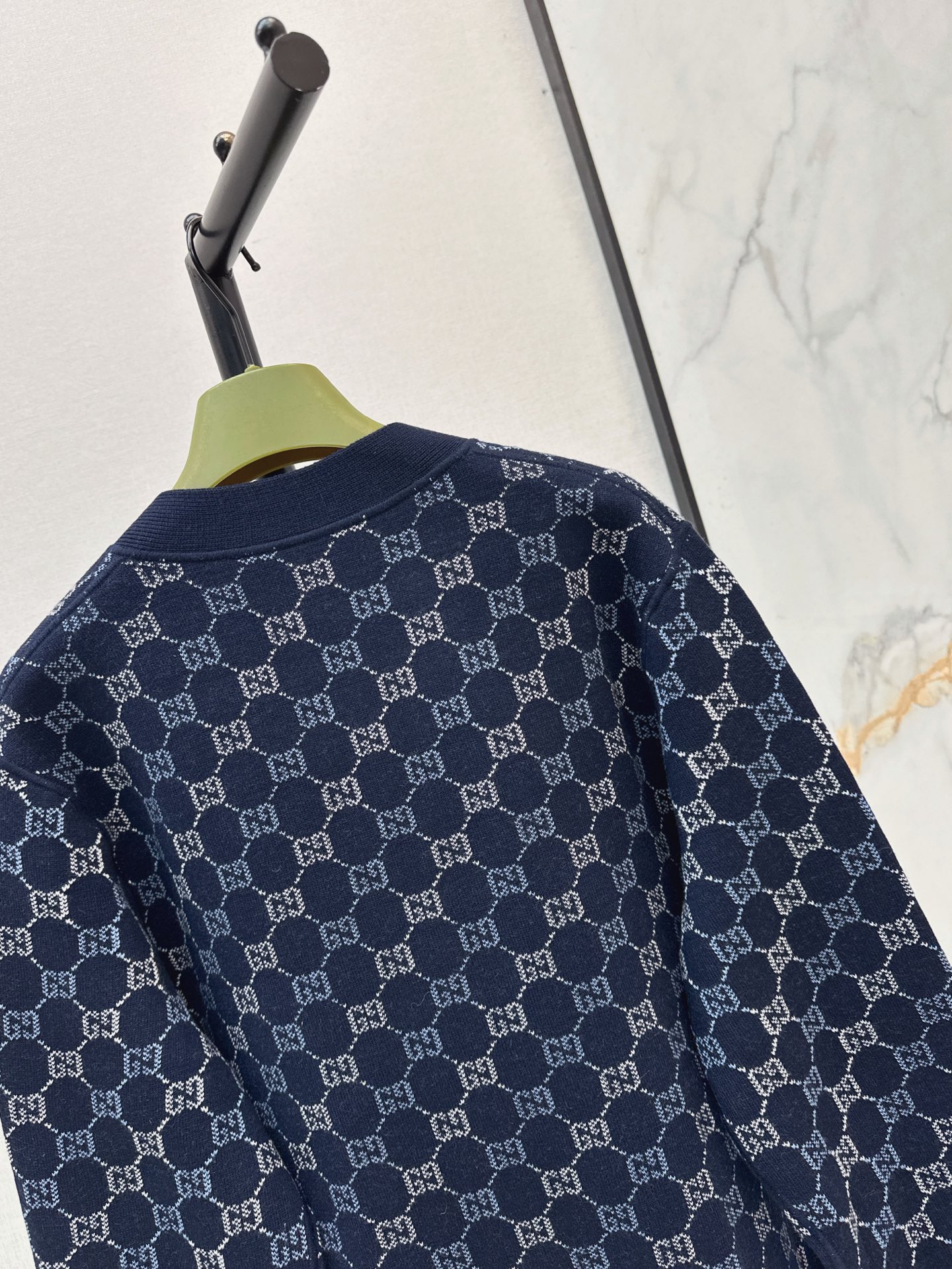 Guc 26fw jacquard cardigan