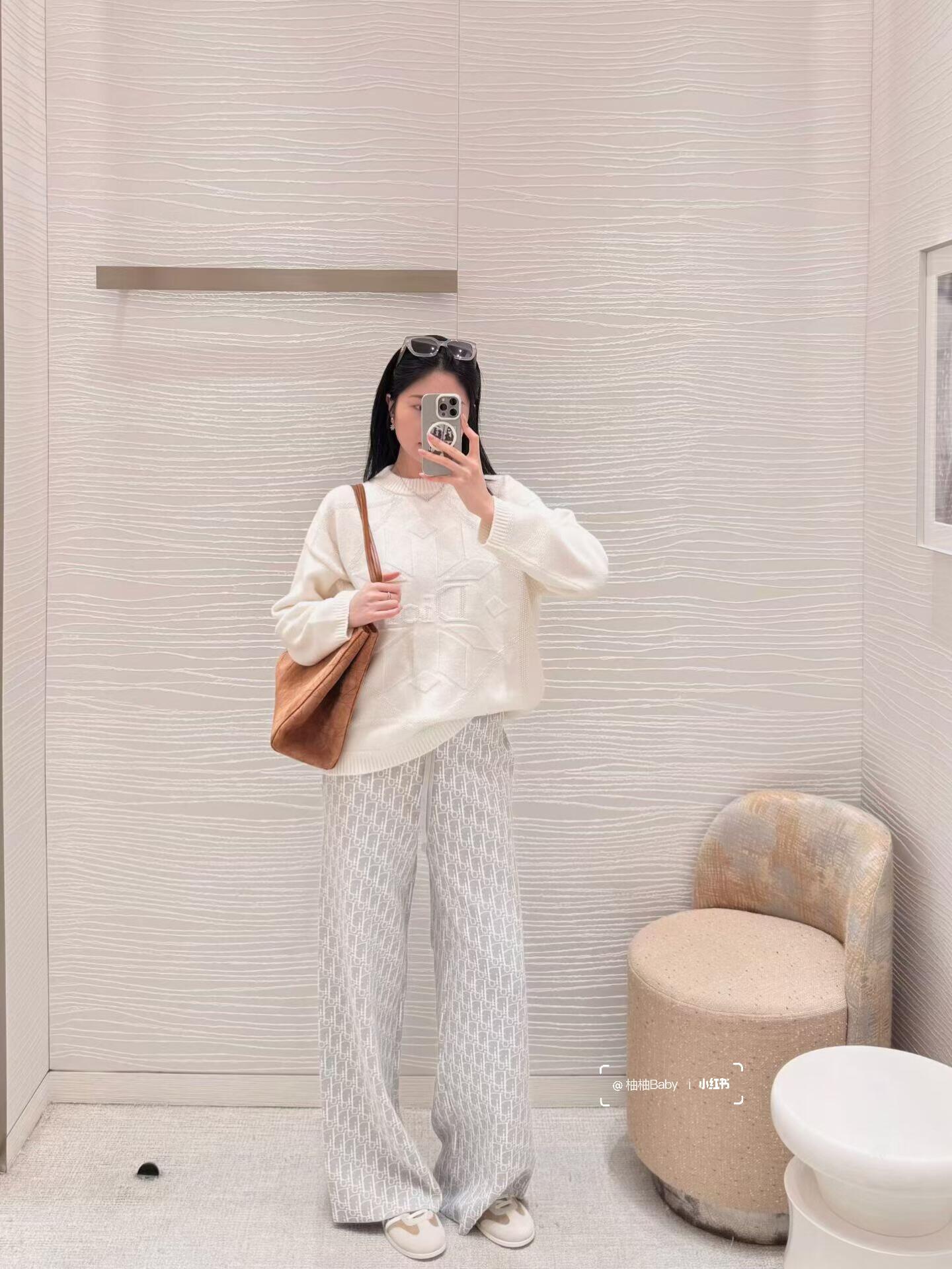 CD 26fw jacqard sweater