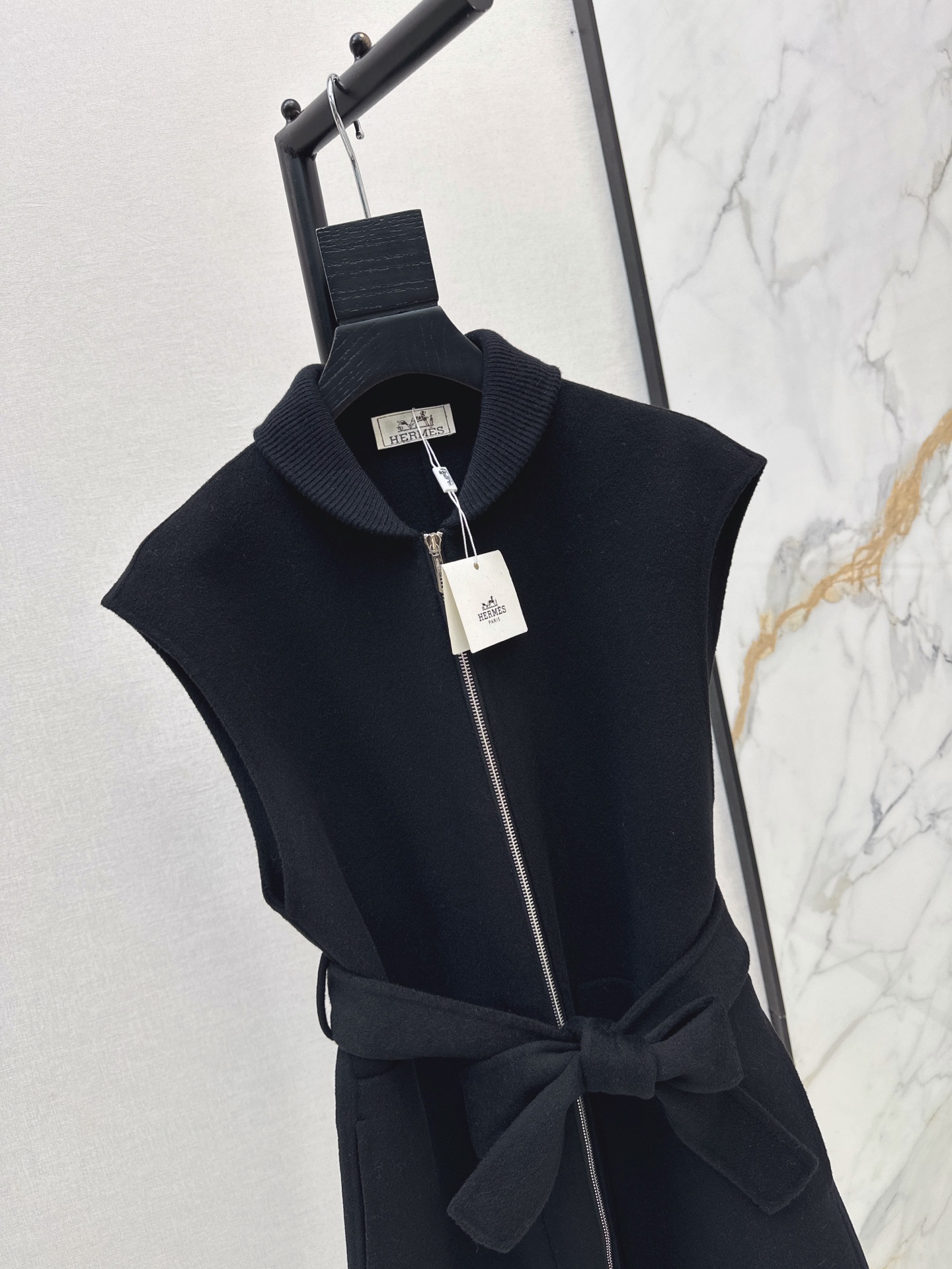 Her 26fw woolen belted vest