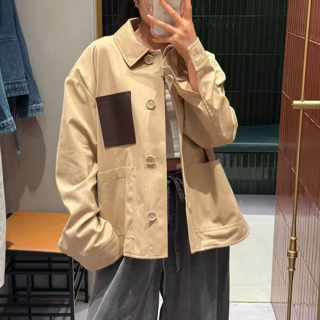 Loe 26fw asymmetrical jacket